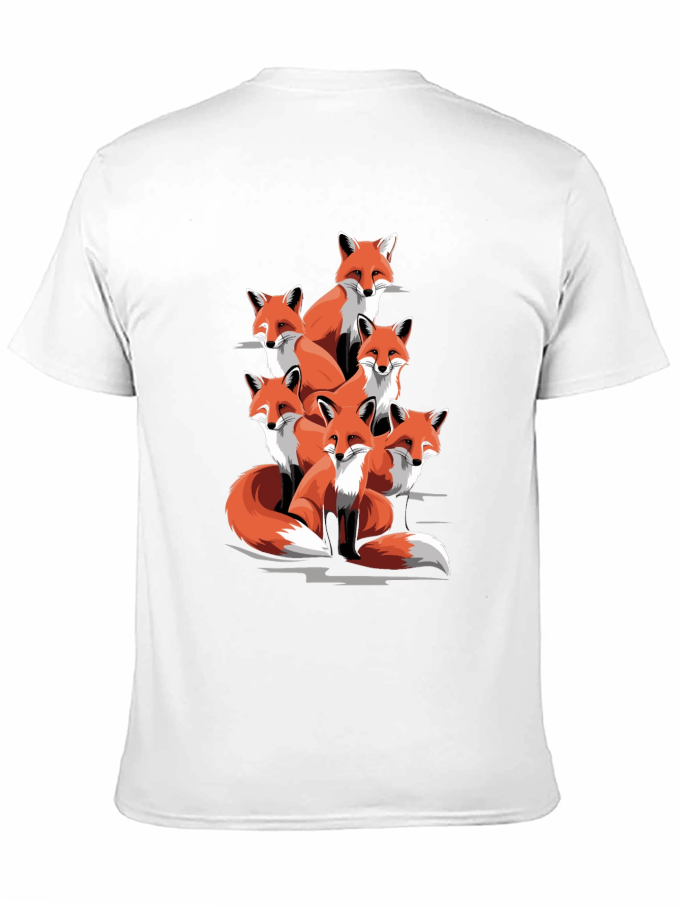 Fox Pack Graphic Tee - Mens Black T-Shirt