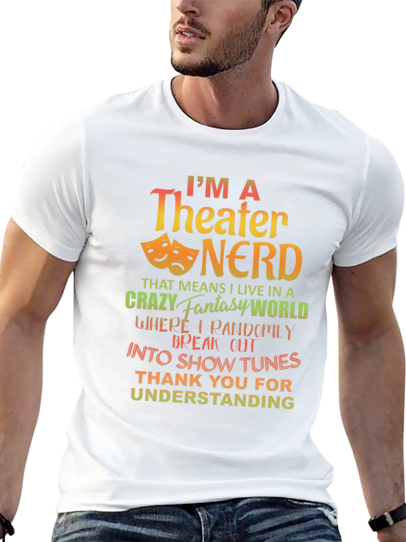 Theater Nerd Graphic T-Shirt