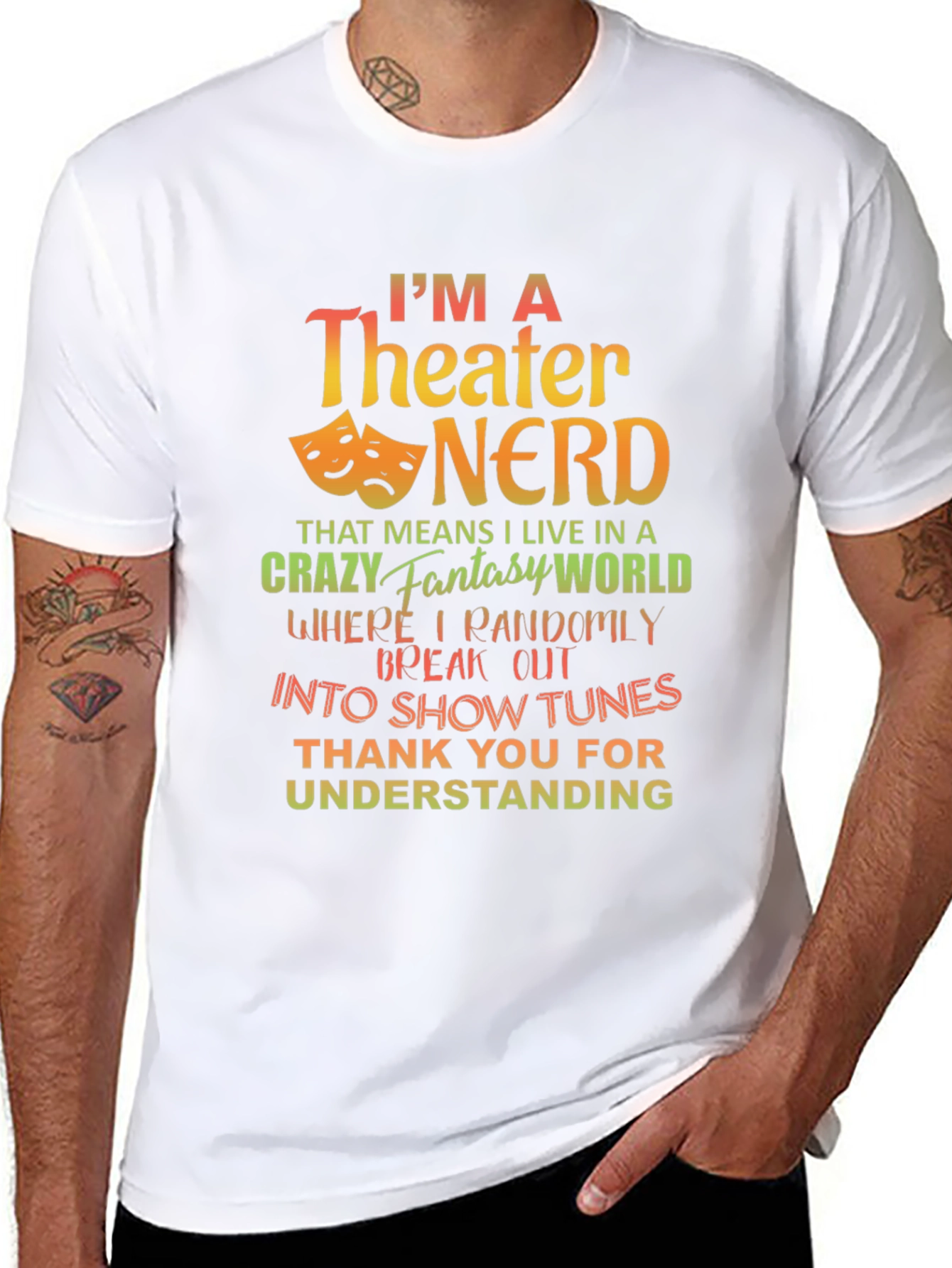 Theater Nerd Graphic T-Shirt