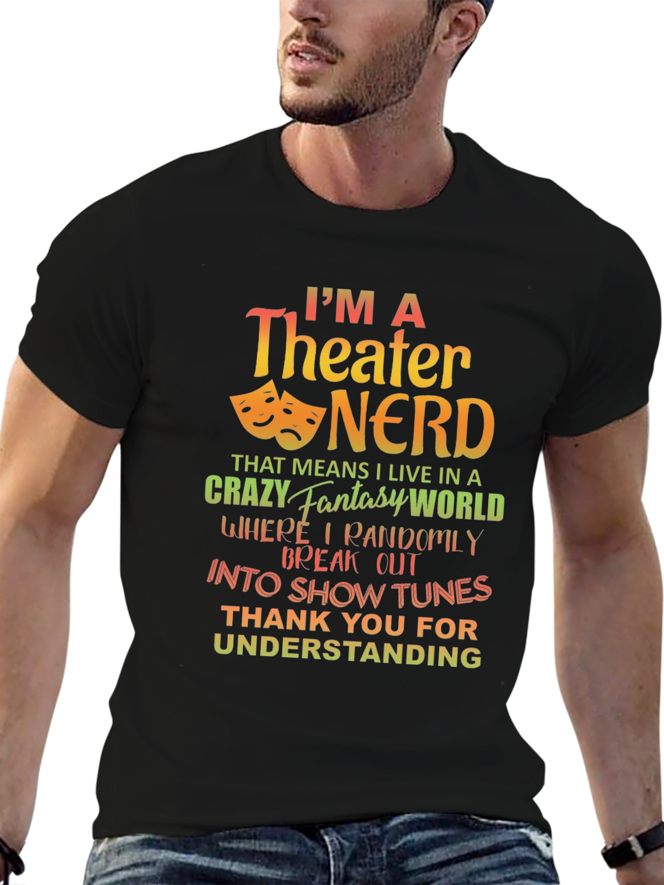 Theater Nerd Graphic T-Shirt