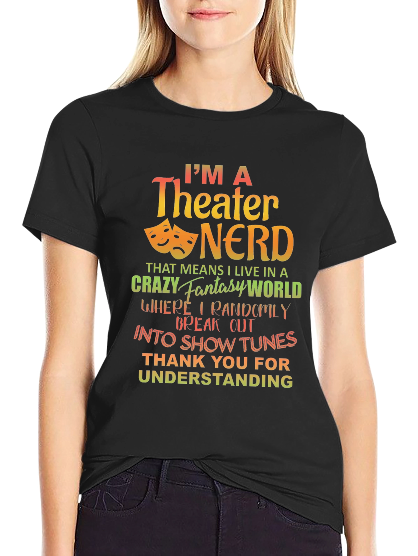 Theater Nerd Graphic T-Shirt