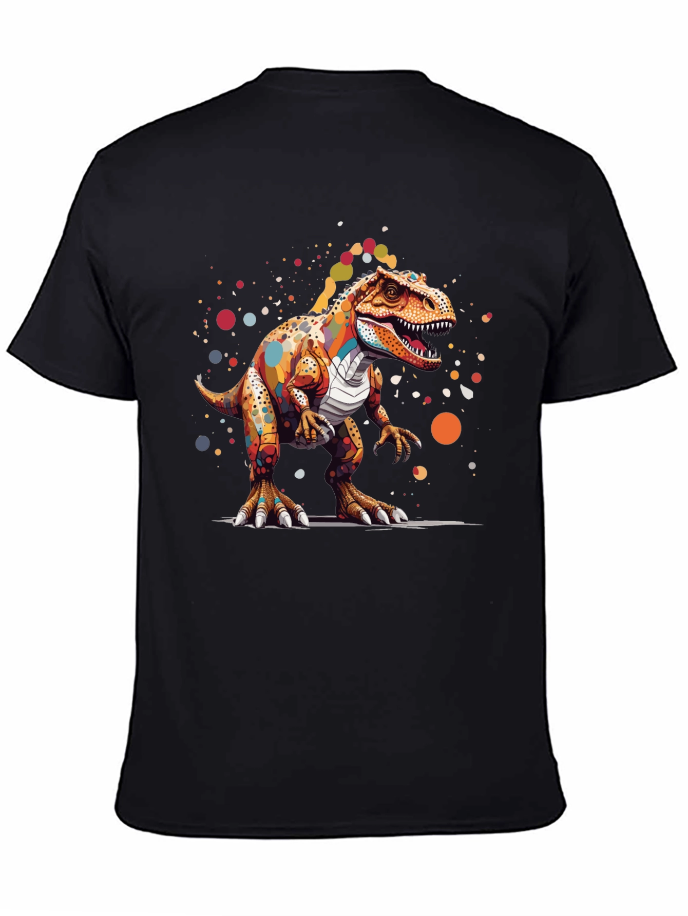 Colorful Dinosaur Graphic T-Shirt