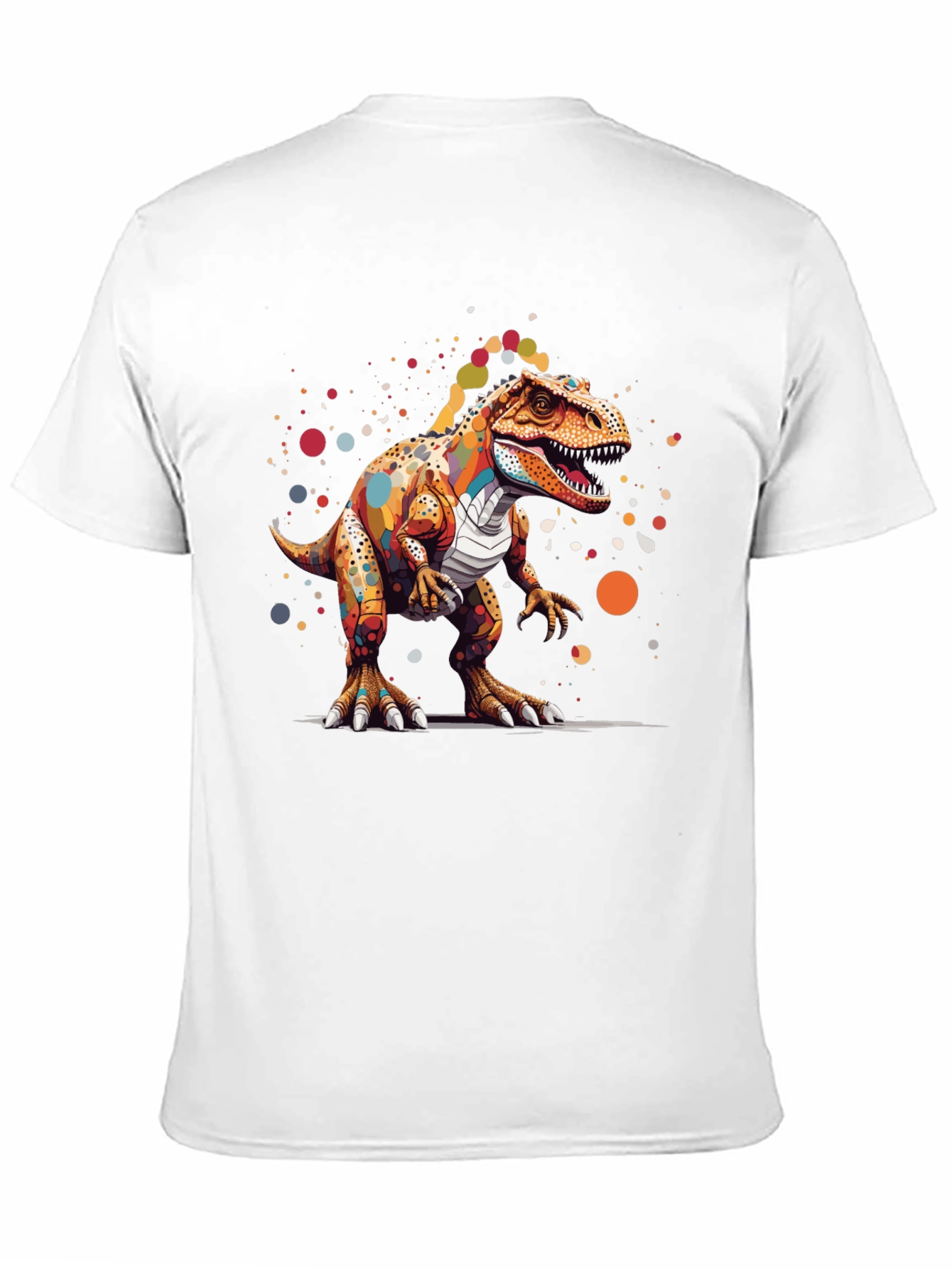 Colorful Dinosaur Graphic T-Shirt
