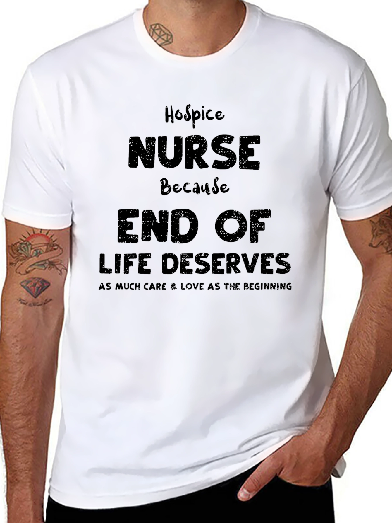 Hospice Nurse T-Shirt - End of Life Care