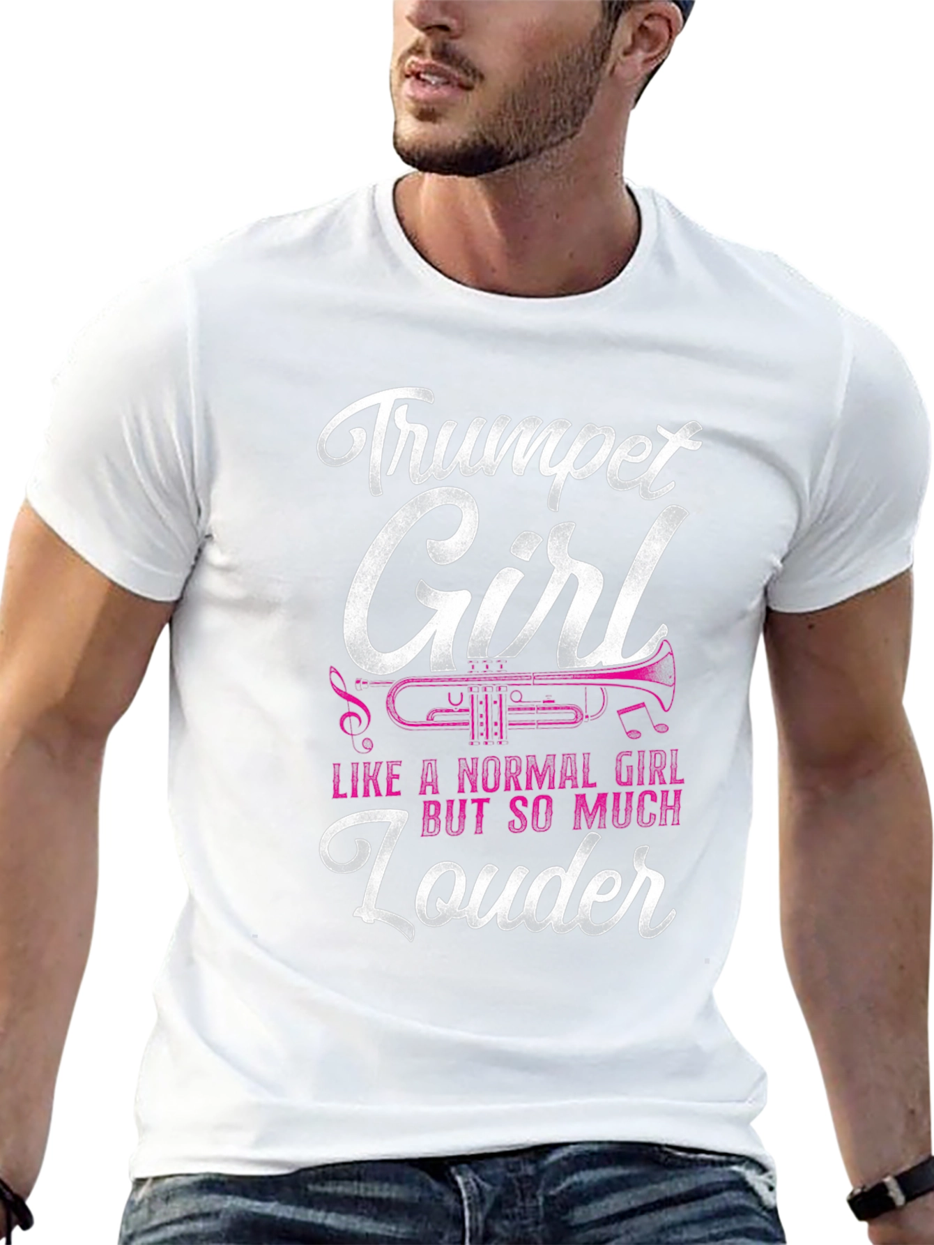 Trumpet Girl T-Shirt - Loud & Proud!