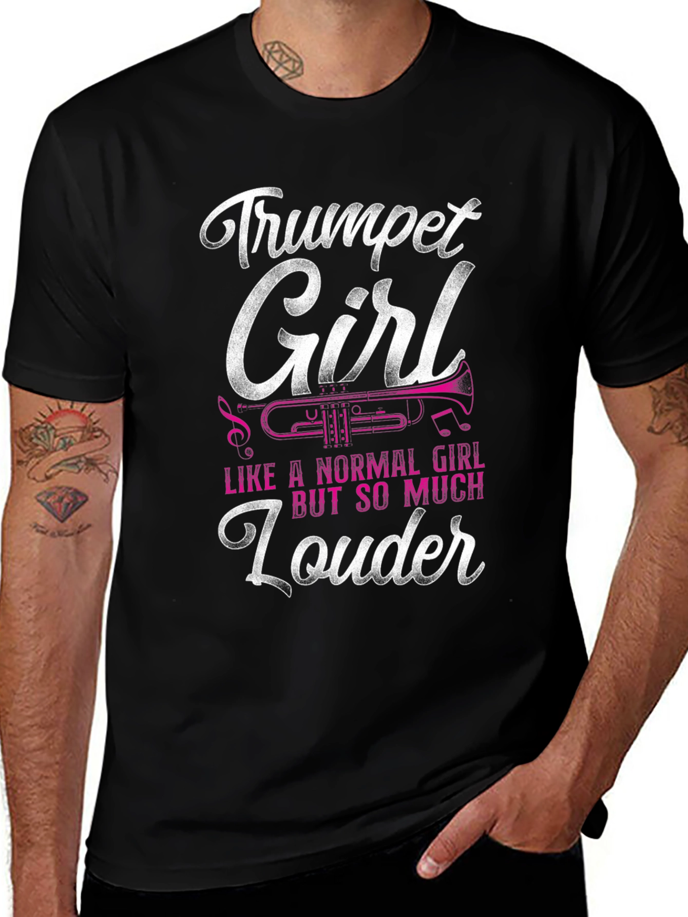 Trumpet Girl T-Shirt - Loud & Proud!