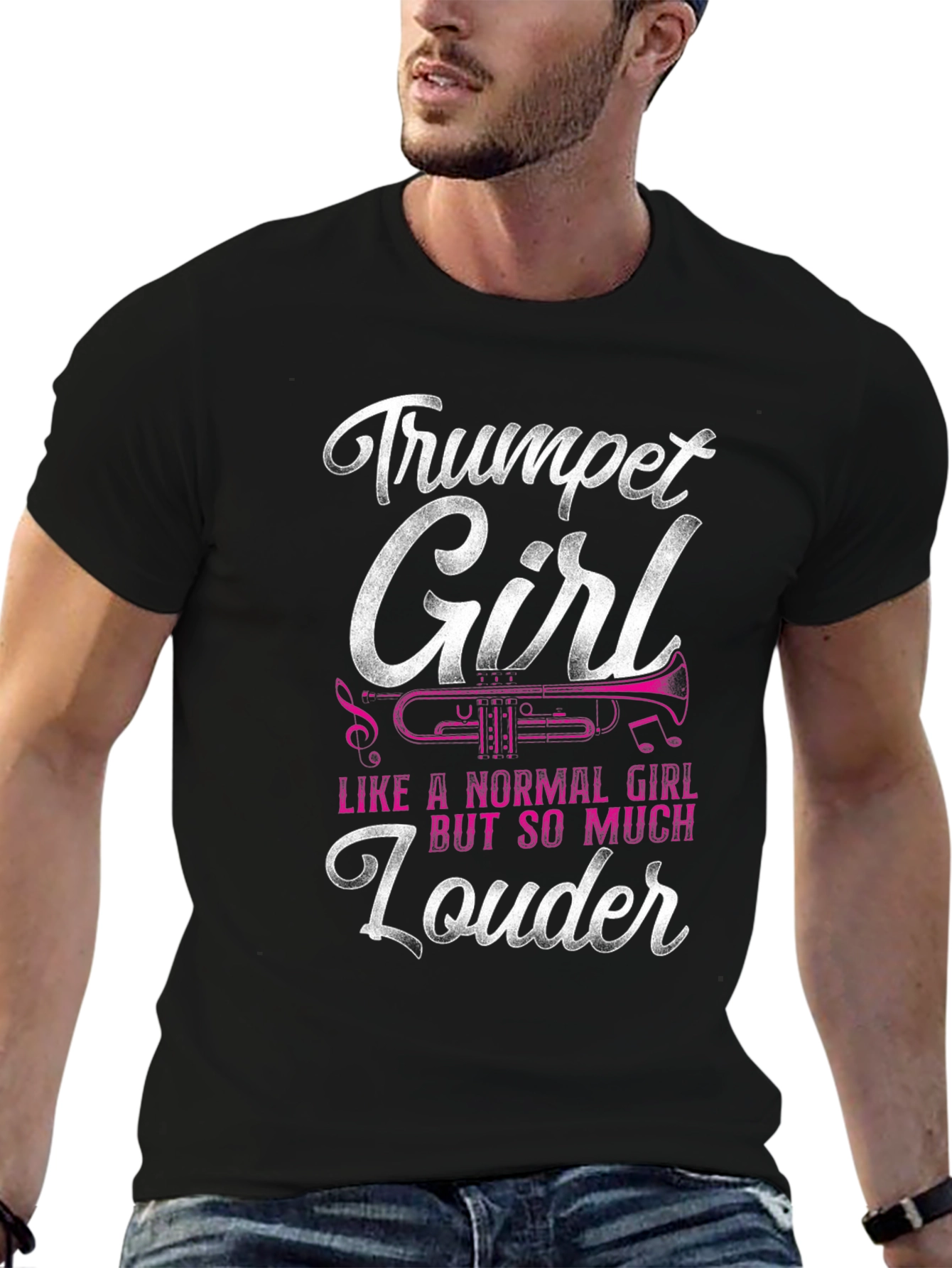Trumpet Girl T-Shirt - Loud & Proud!