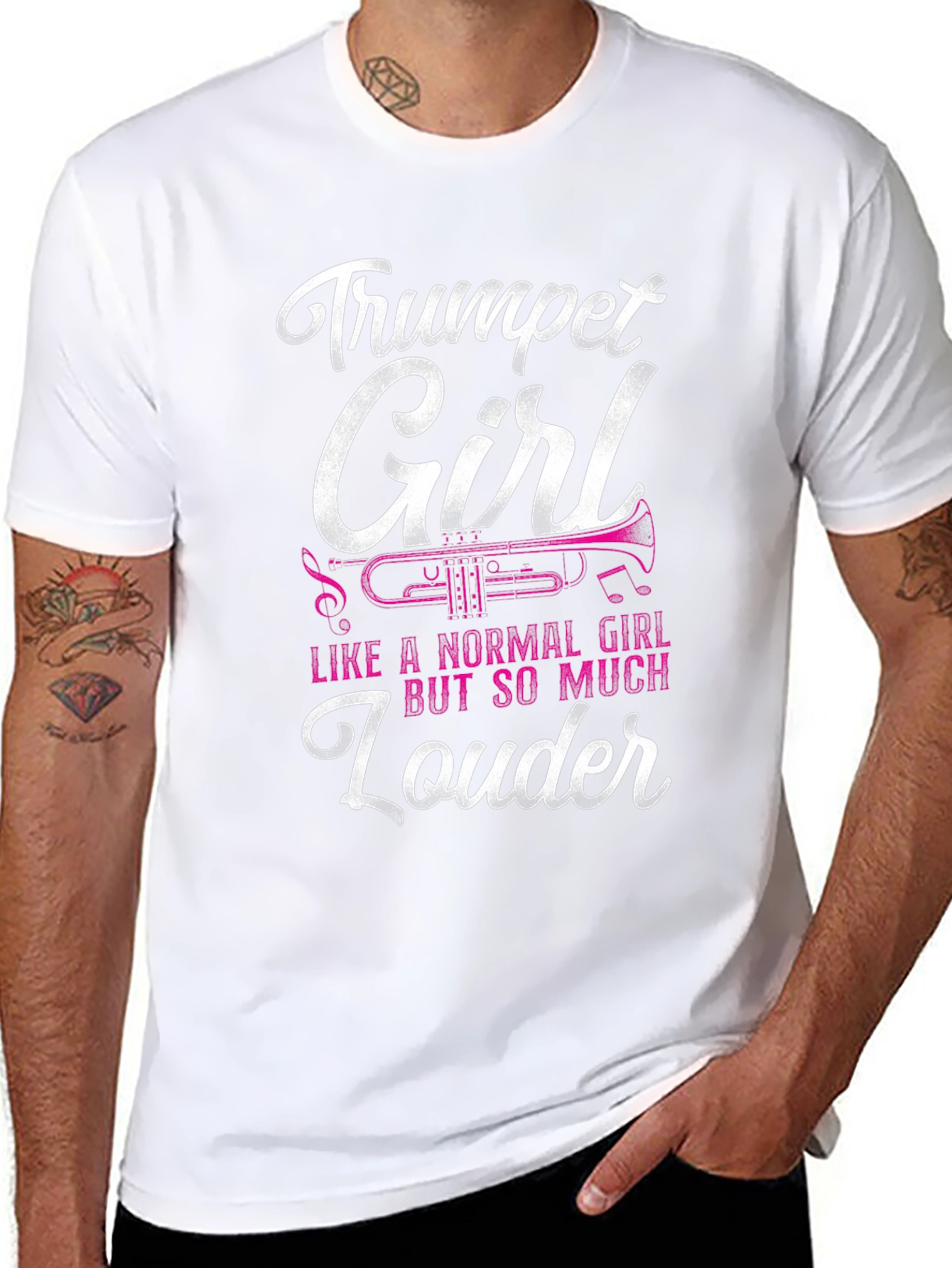 Trumpet Girl T-Shirt - Loud & Proud!