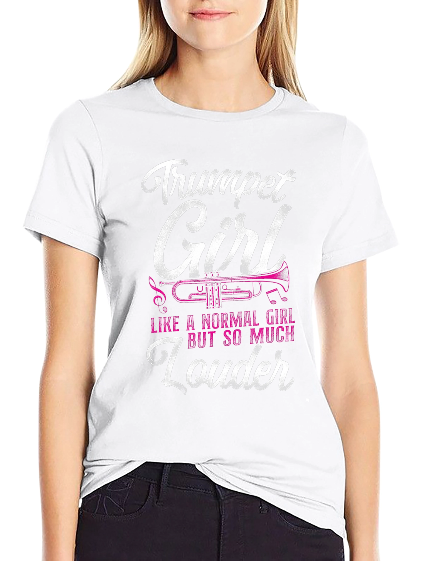 Trumpet Girl T-Shirt - Loud & Proud!