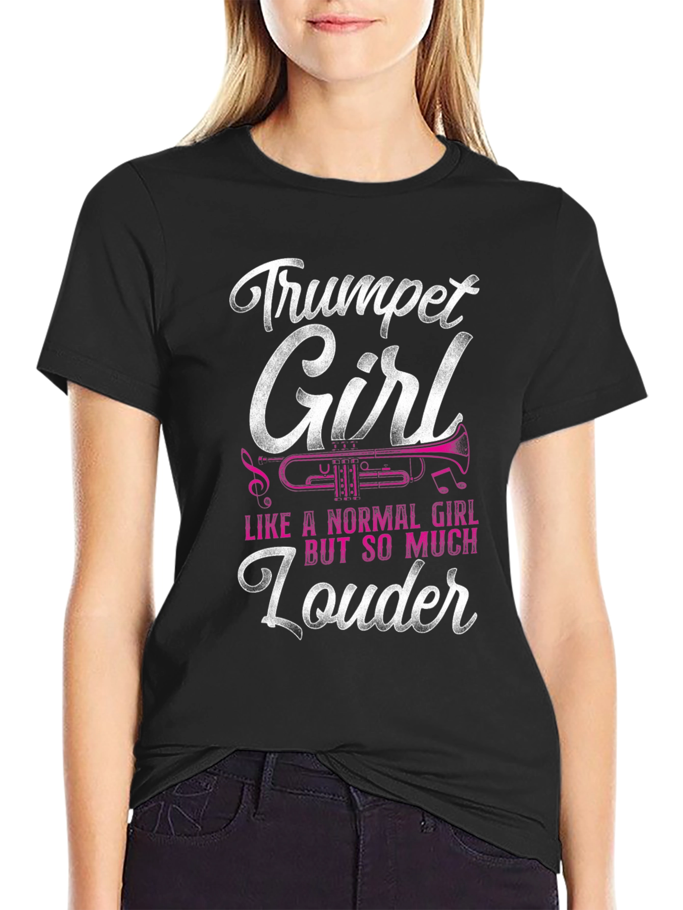 Trumpet Girl T-Shirt - Loud & Proud!