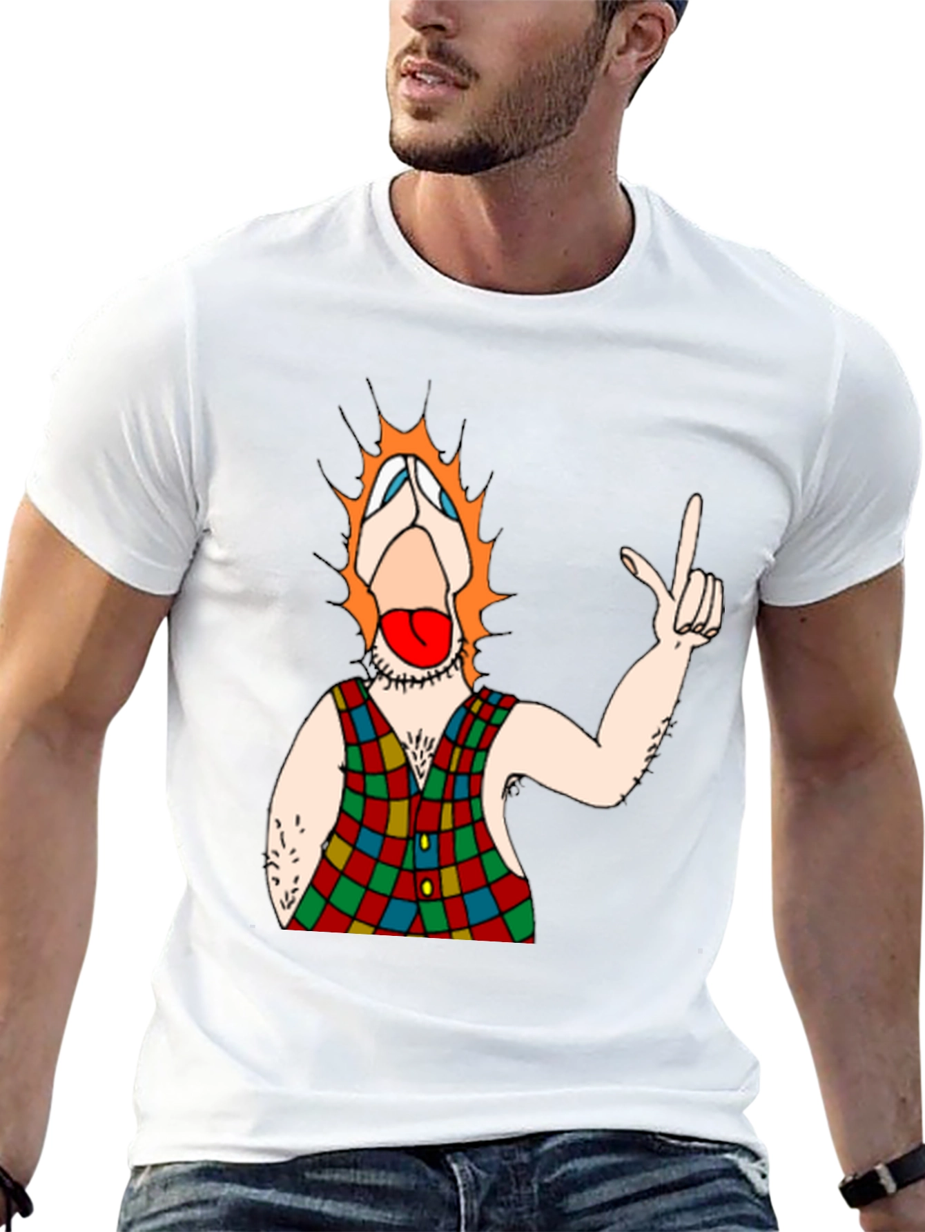 Clown Character Black T-Shirt