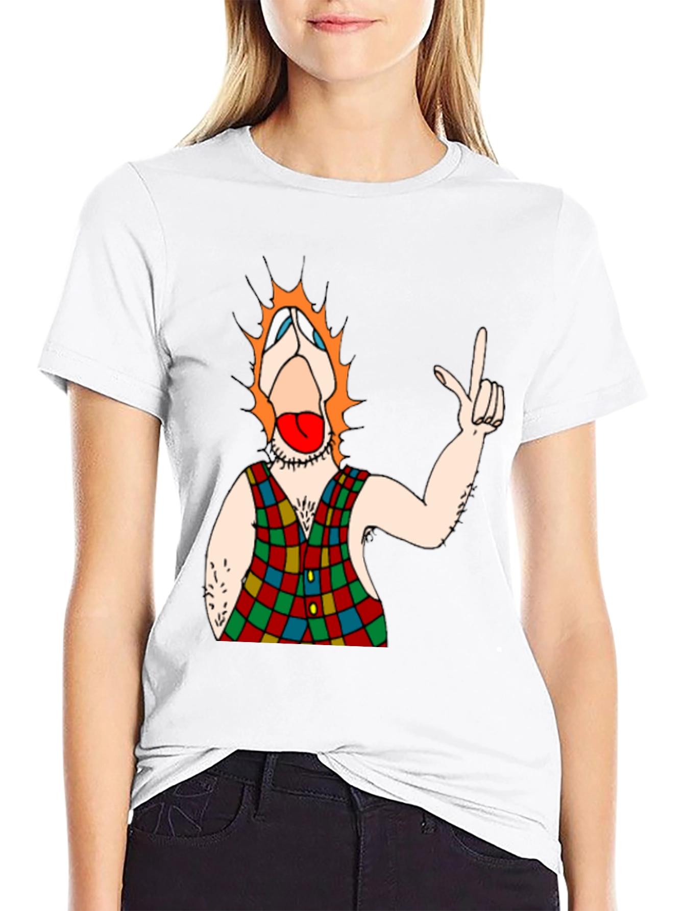 Clown Character Black T-Shirt