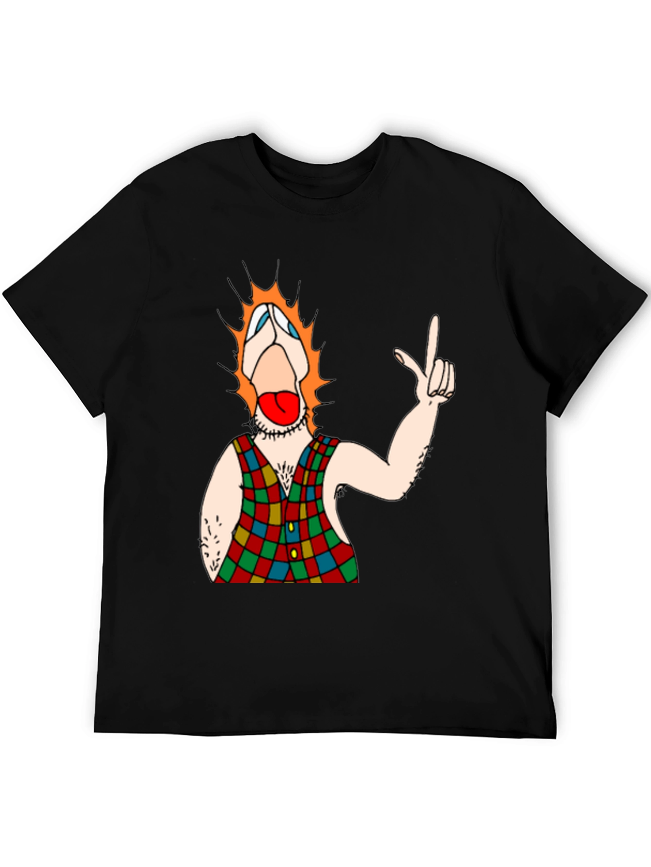 Clown Character Black T-Shirt
