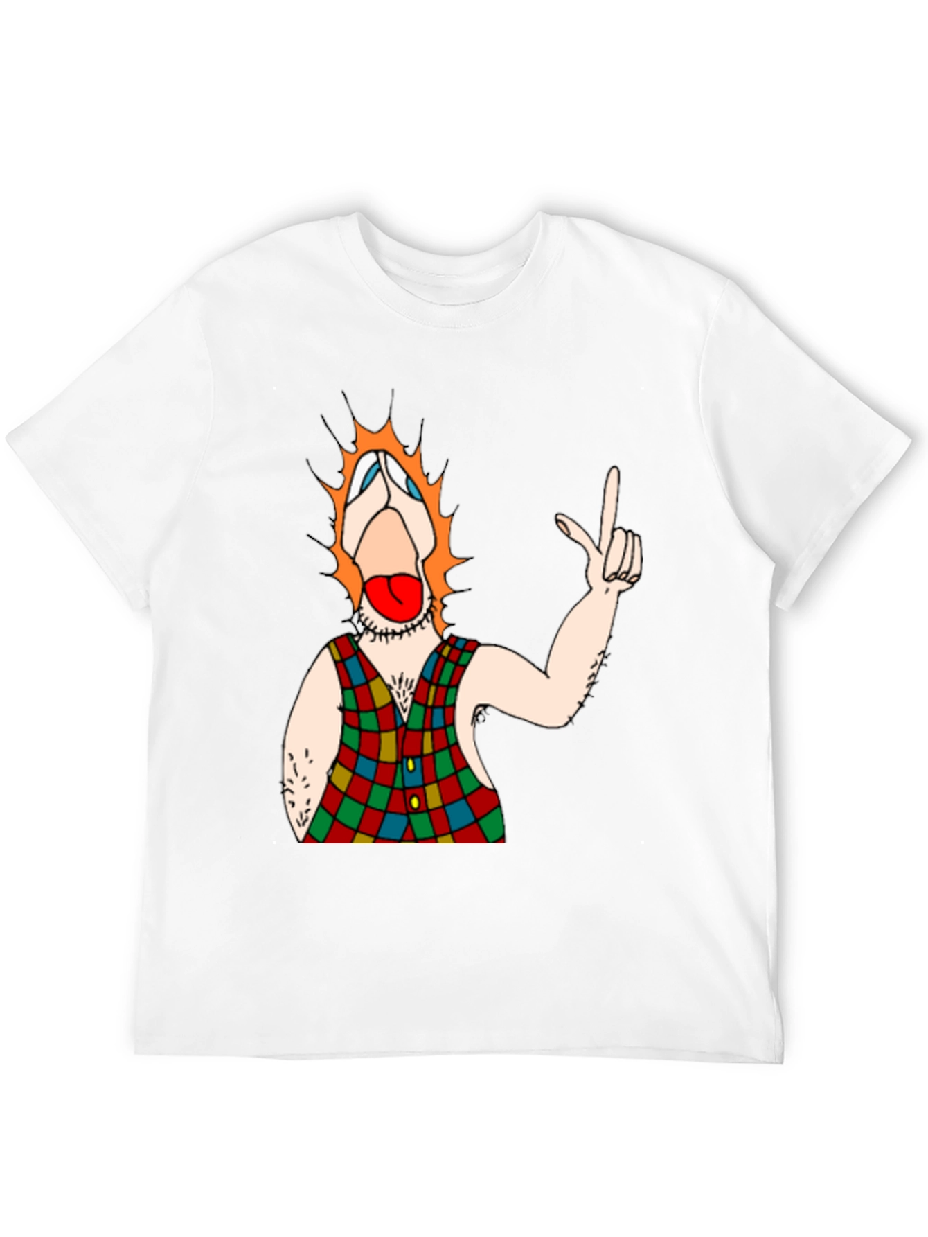 Clown Character Black T-Shirt
