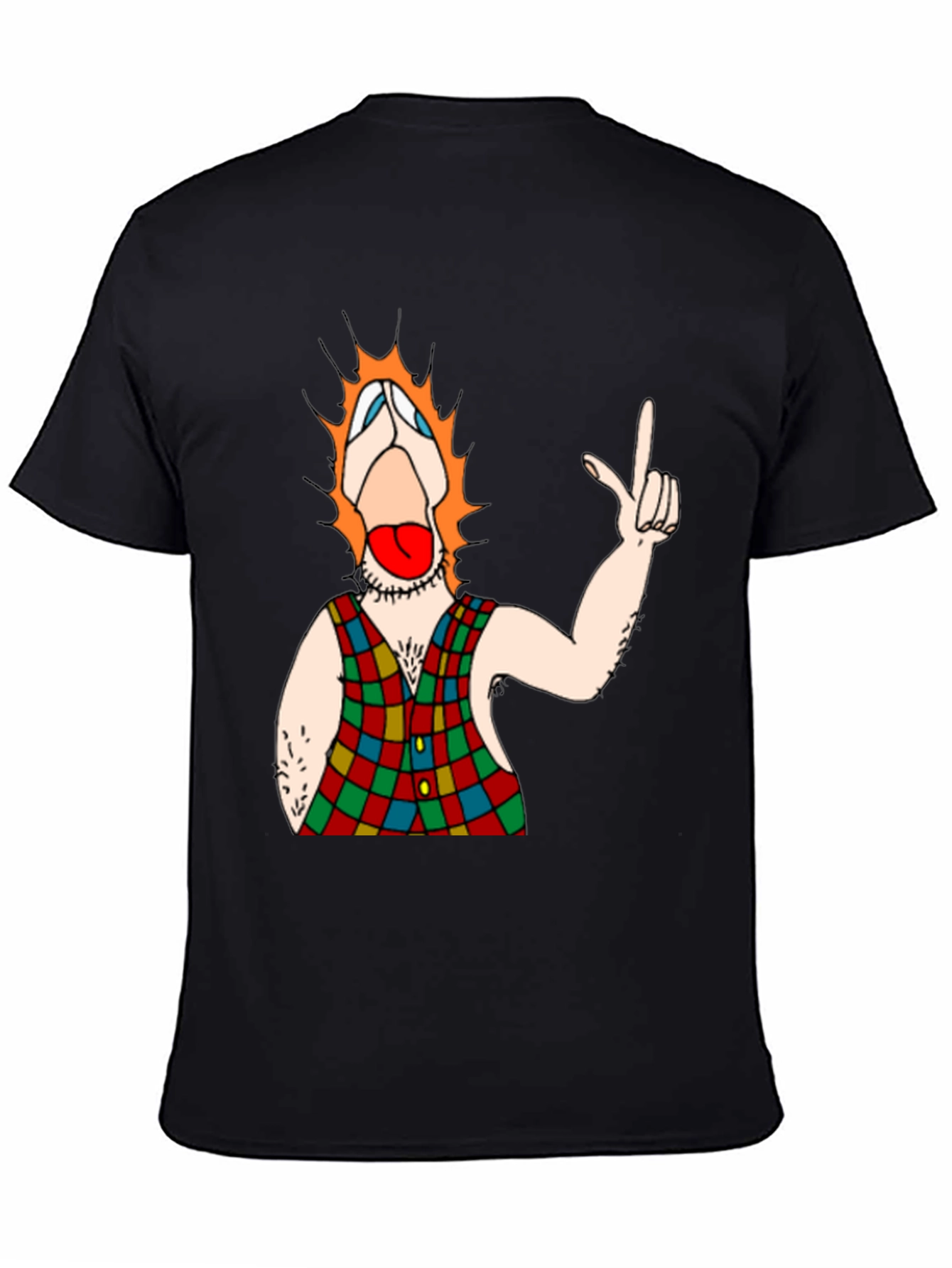 Clown Character Black T-Shirt