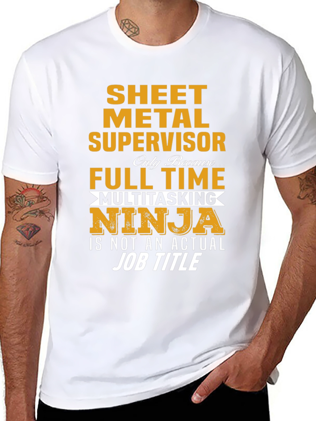 Sheet Metal Supervisor - Multitasking Ninja T-Shirt