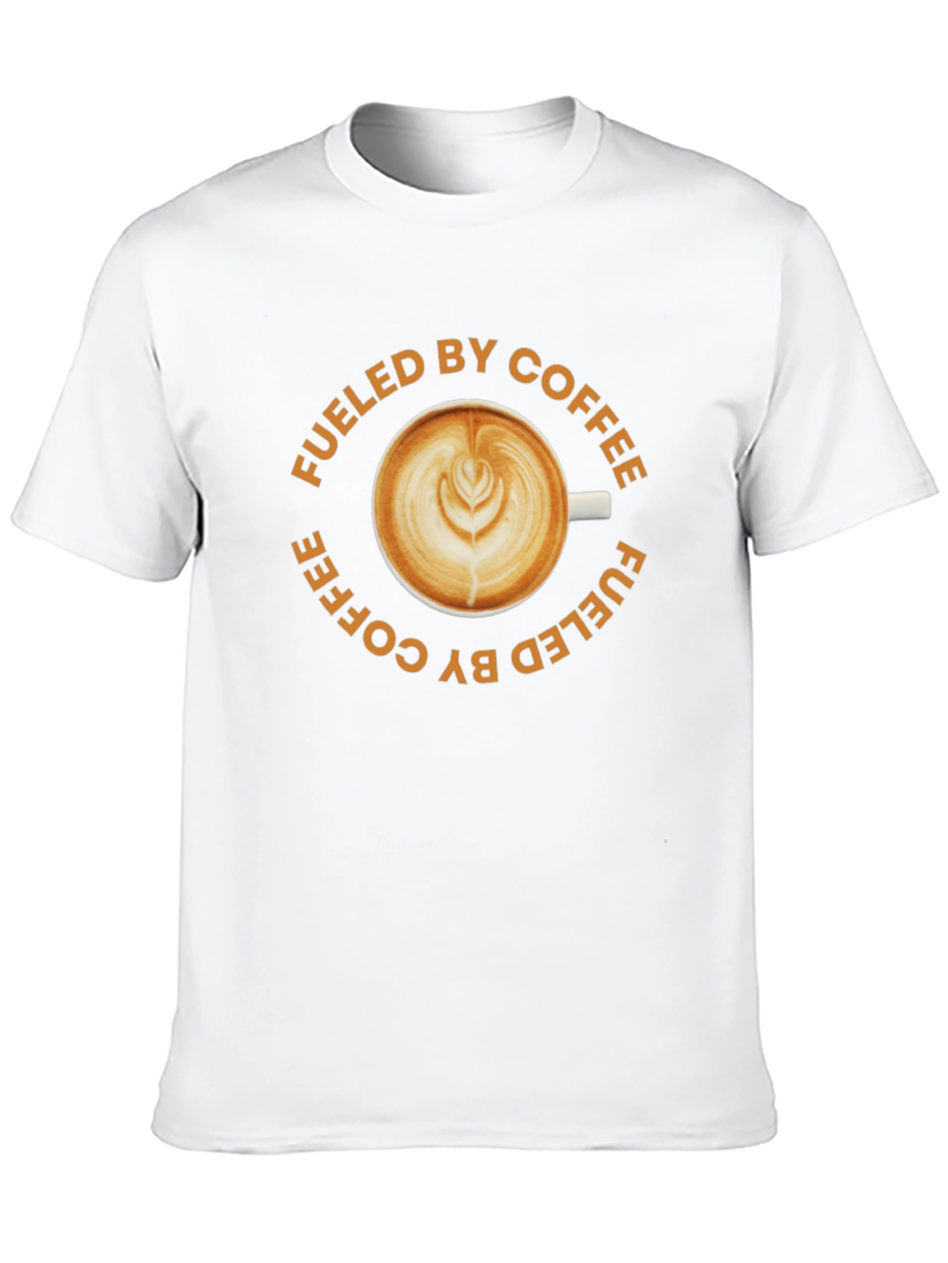 Fueled By Coffee Black T-Shirt