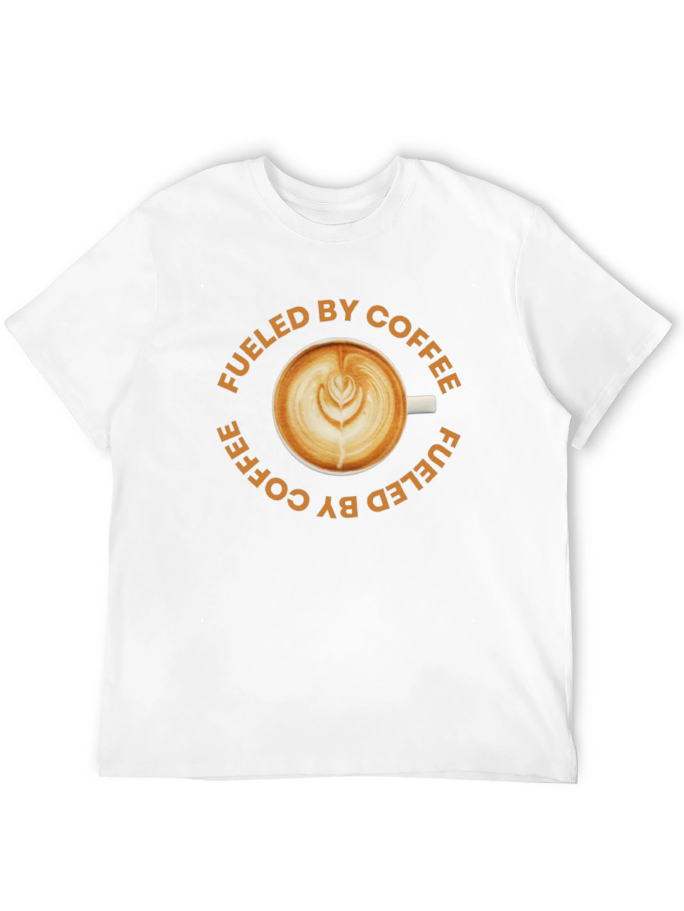 Fueled By Coffee Black T-Shirt