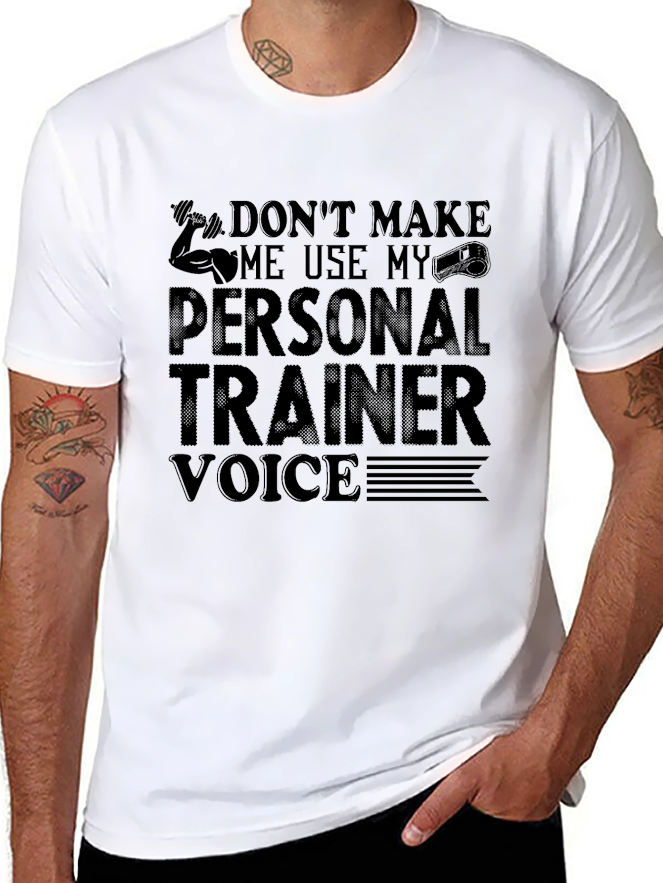 Personal Trainer Voice T-Shirt - Gym Workout Apparel