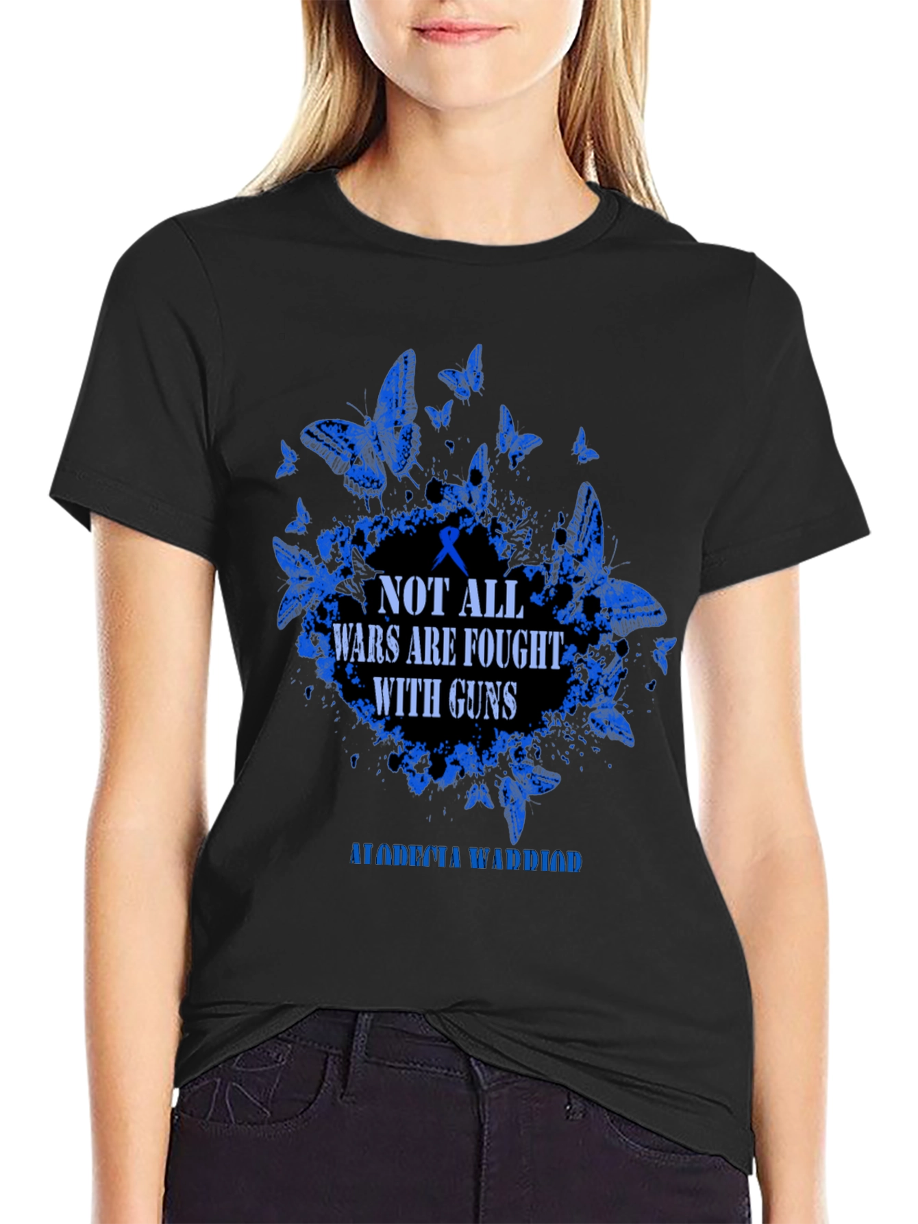 Alopecia Warrior Butterfly Graphic Tee