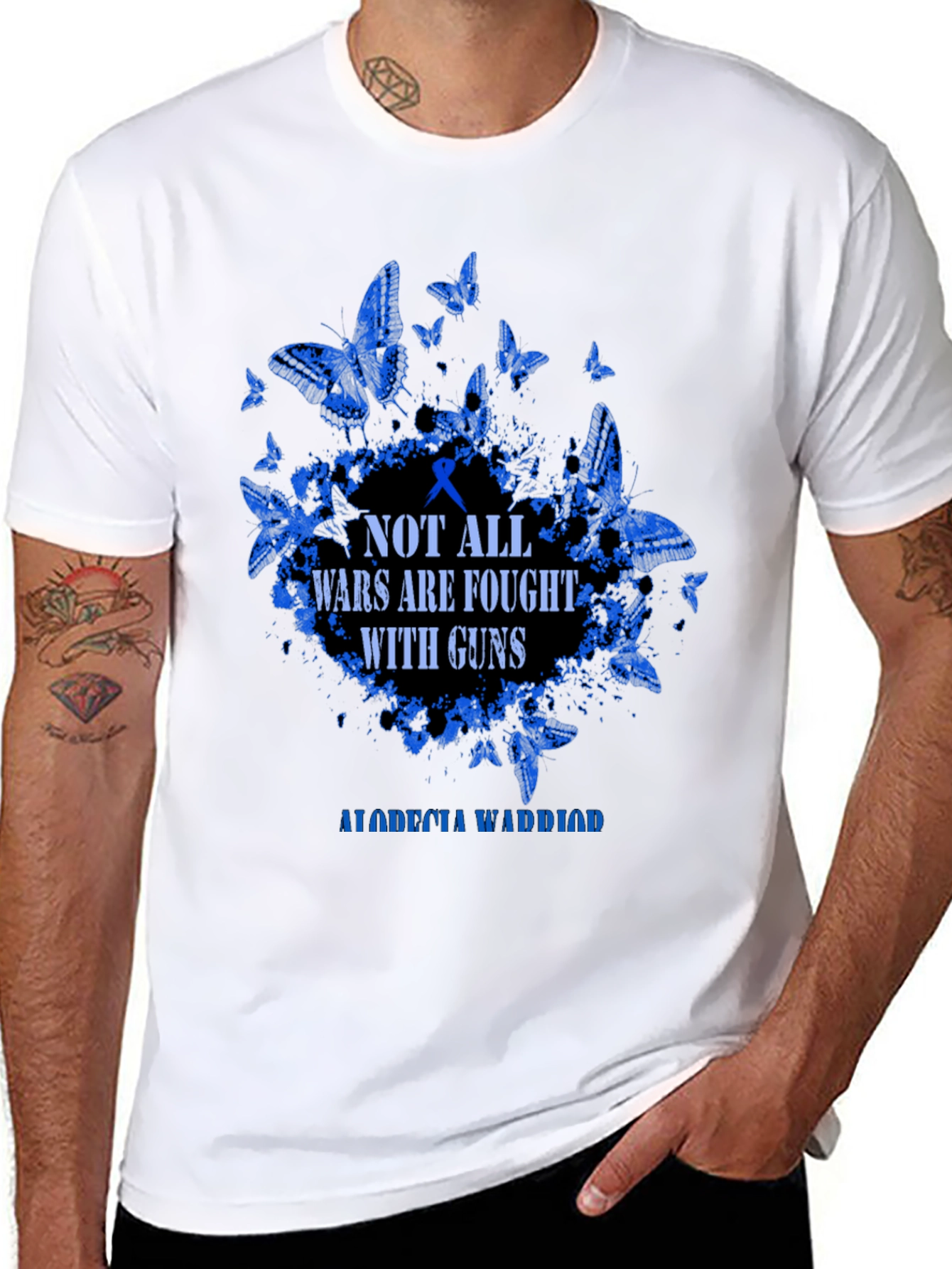 Alopecia Warrior Butterfly Graphic Tee