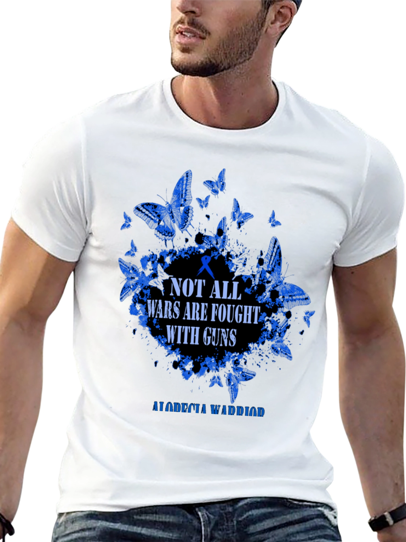 Alopecia Warrior Butterfly Graphic Tee