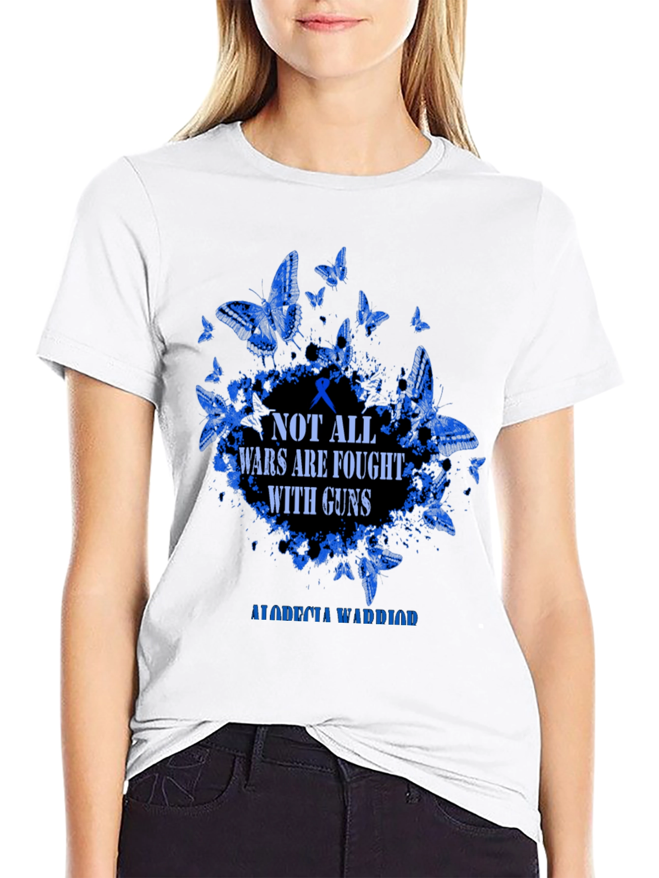 Alopecia Warrior Butterfly Graphic Tee