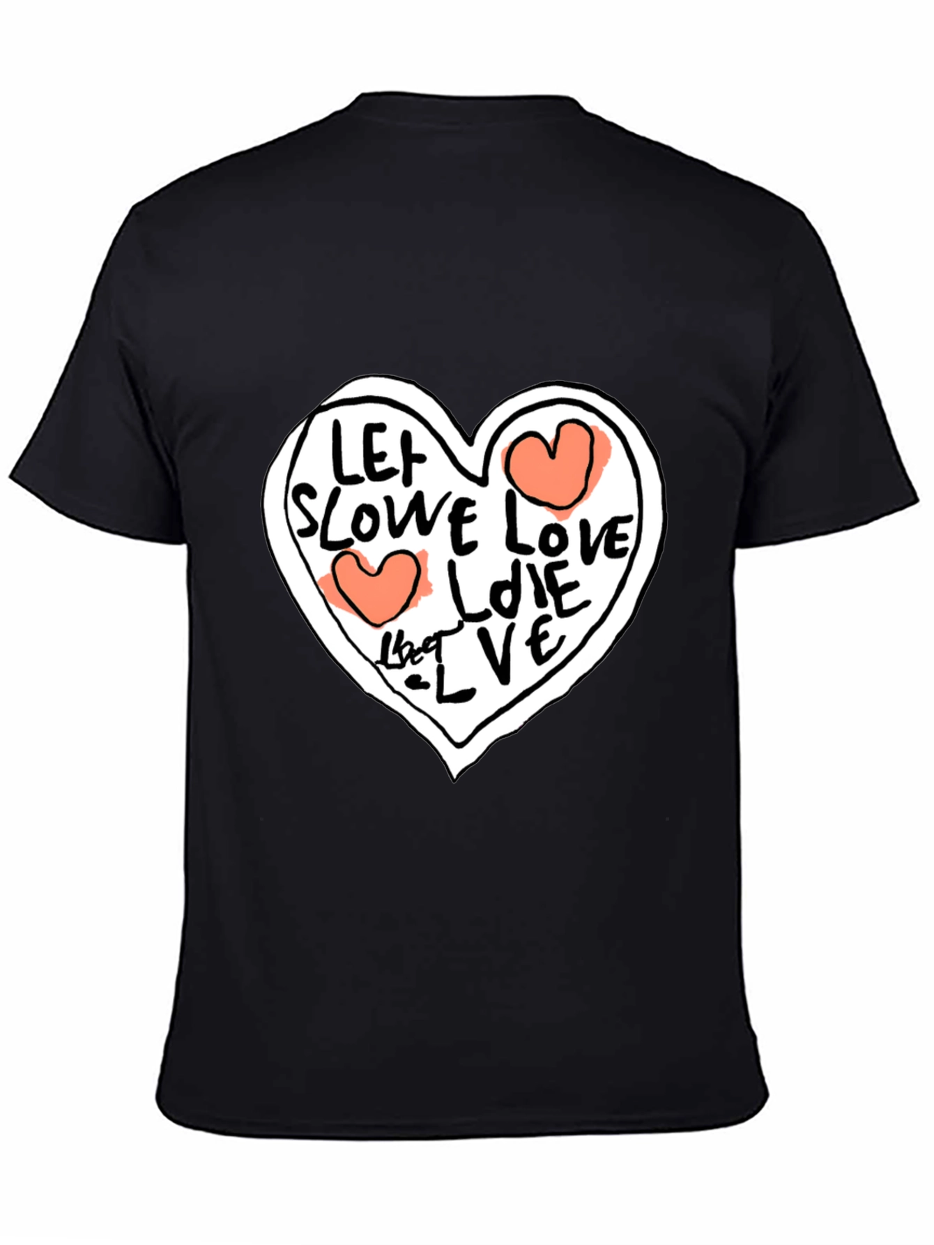 Love Graphic Black T-Shirt - Stylish Unisex Tee