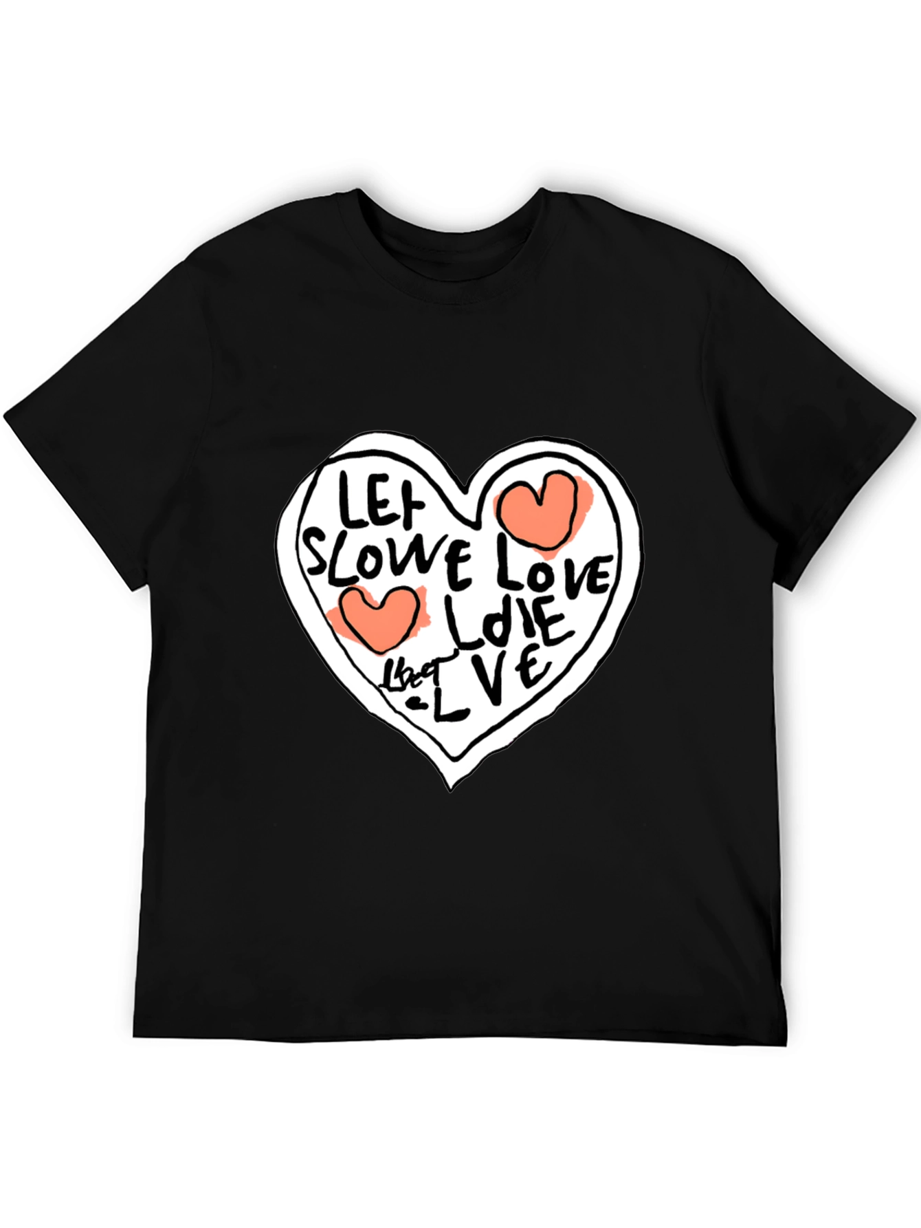 Love Graphic Black T-Shirt - Stylish Unisex Tee