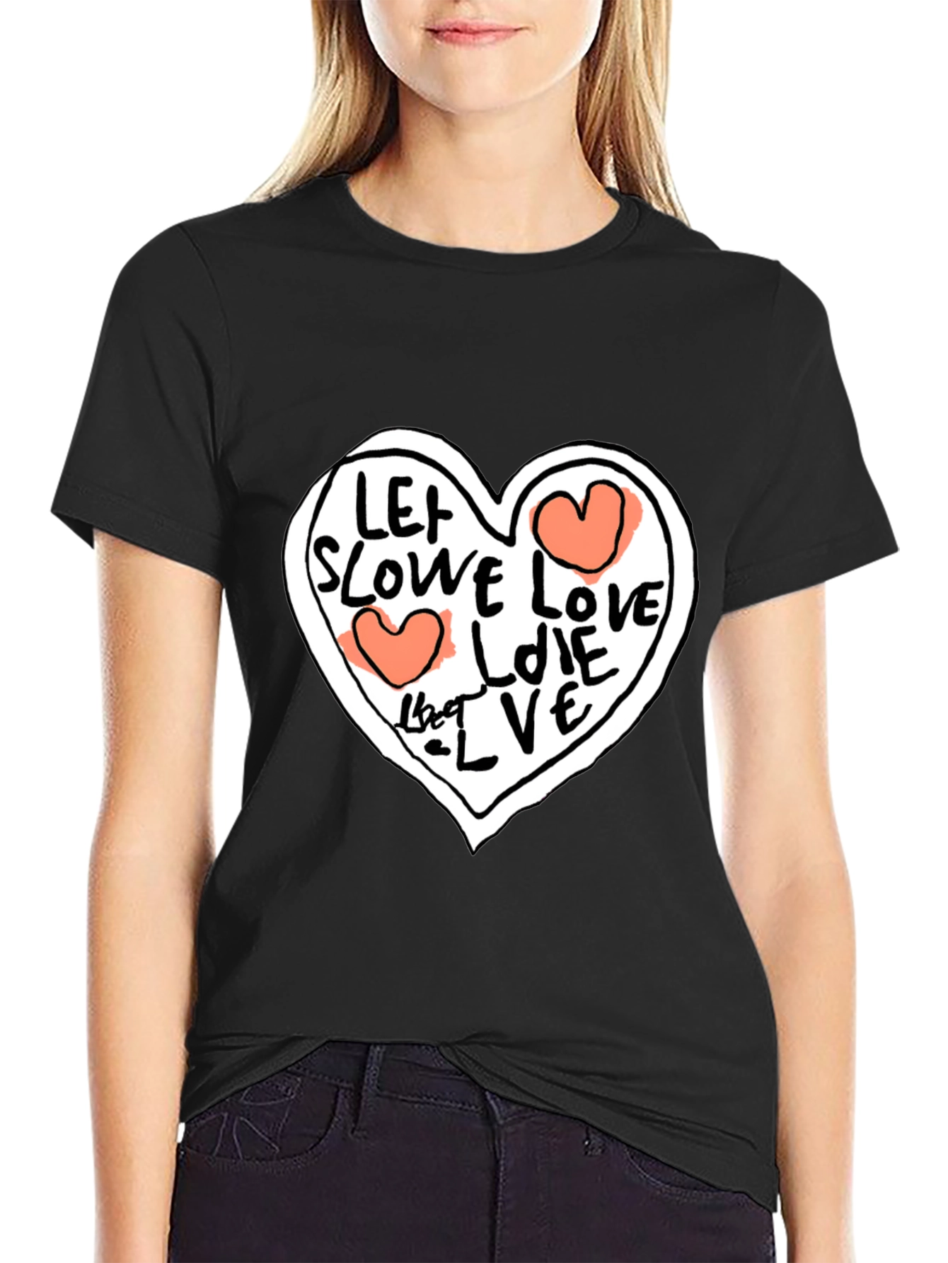 Love Graphic Black T-Shirt - Stylish Unisex Tee