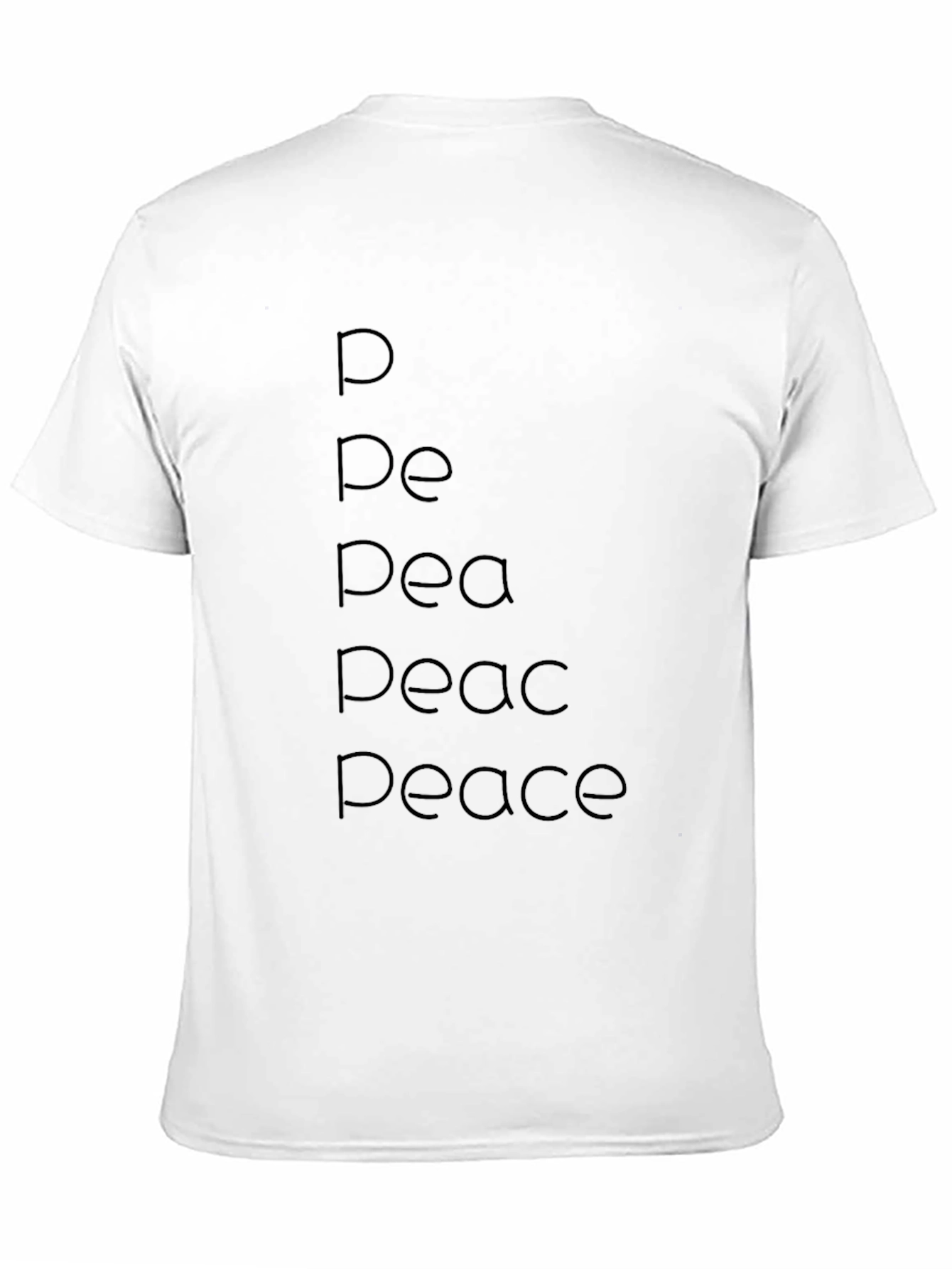 Peace Evolution Black T-Shirt
