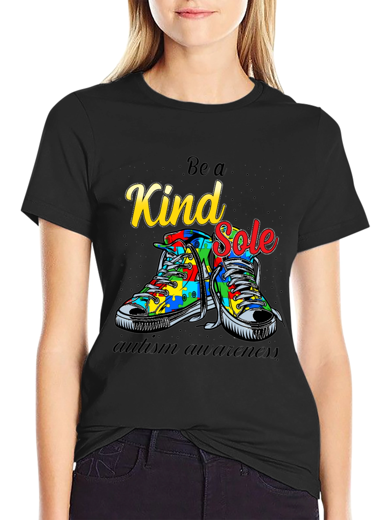 Be A Kind Sole Autism Awareness T-Shirt