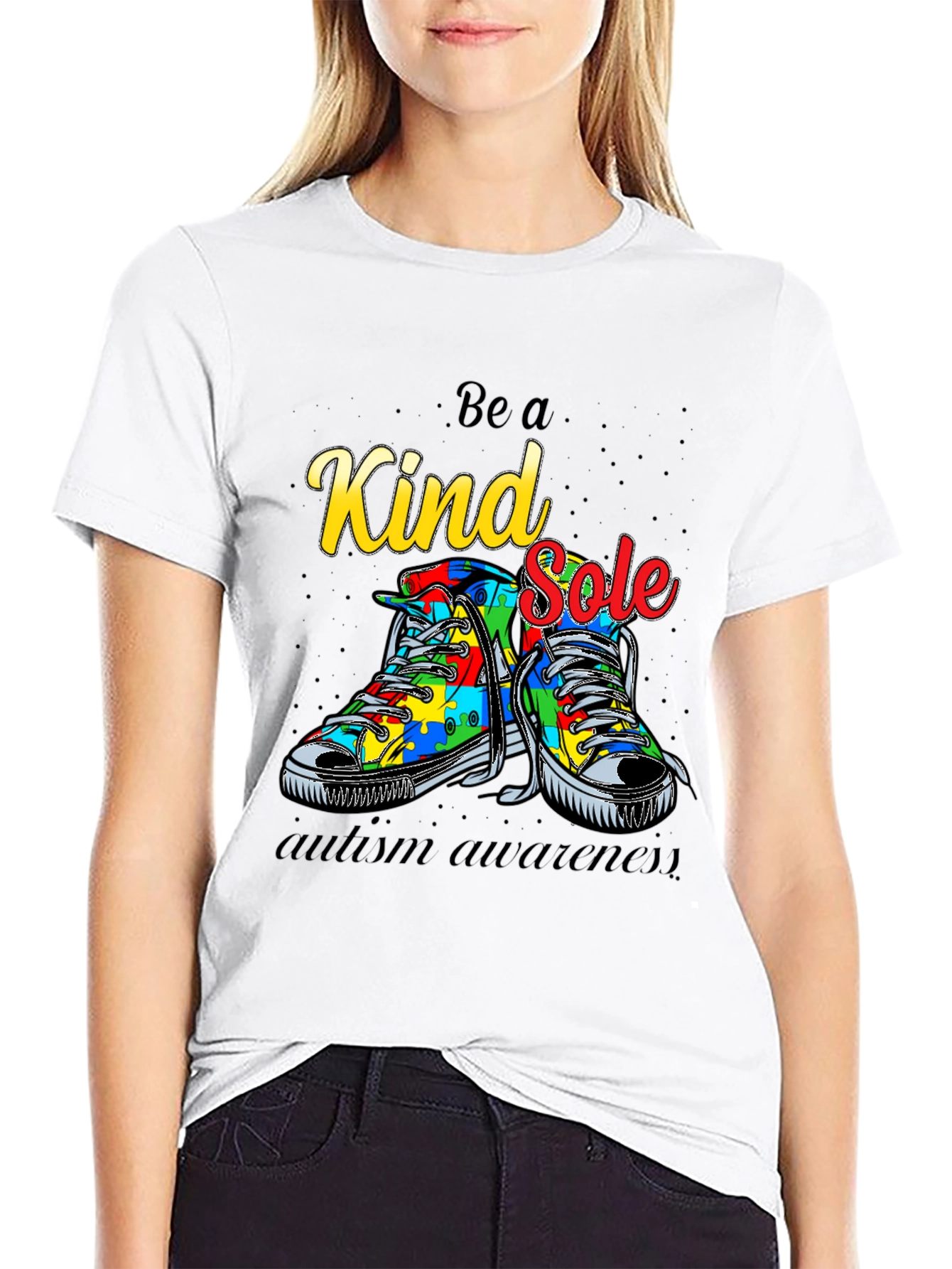 Be A Kind Sole Autism Awareness T-Shirt