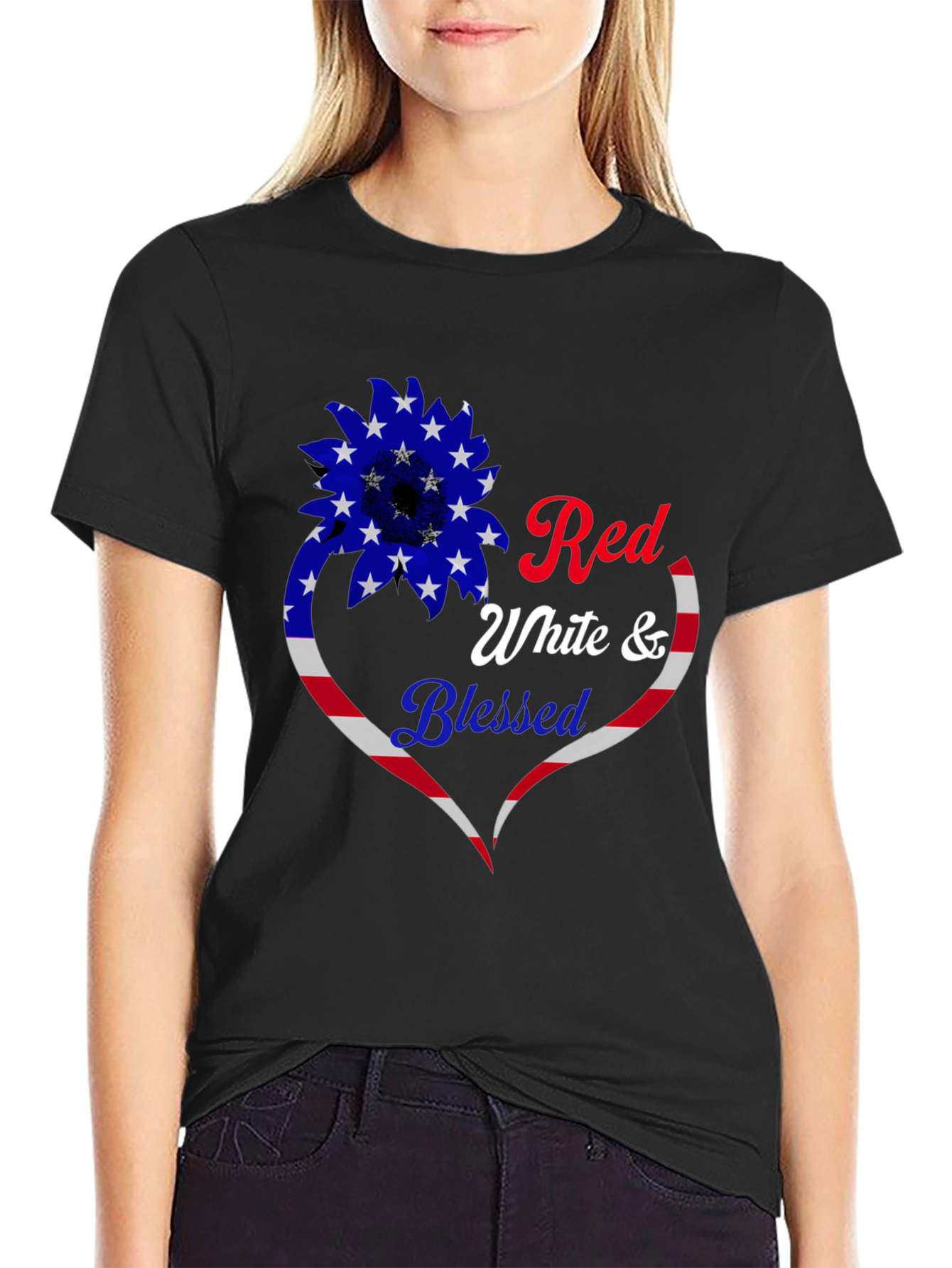 Red White & Blessed Patriotic T-Shirt