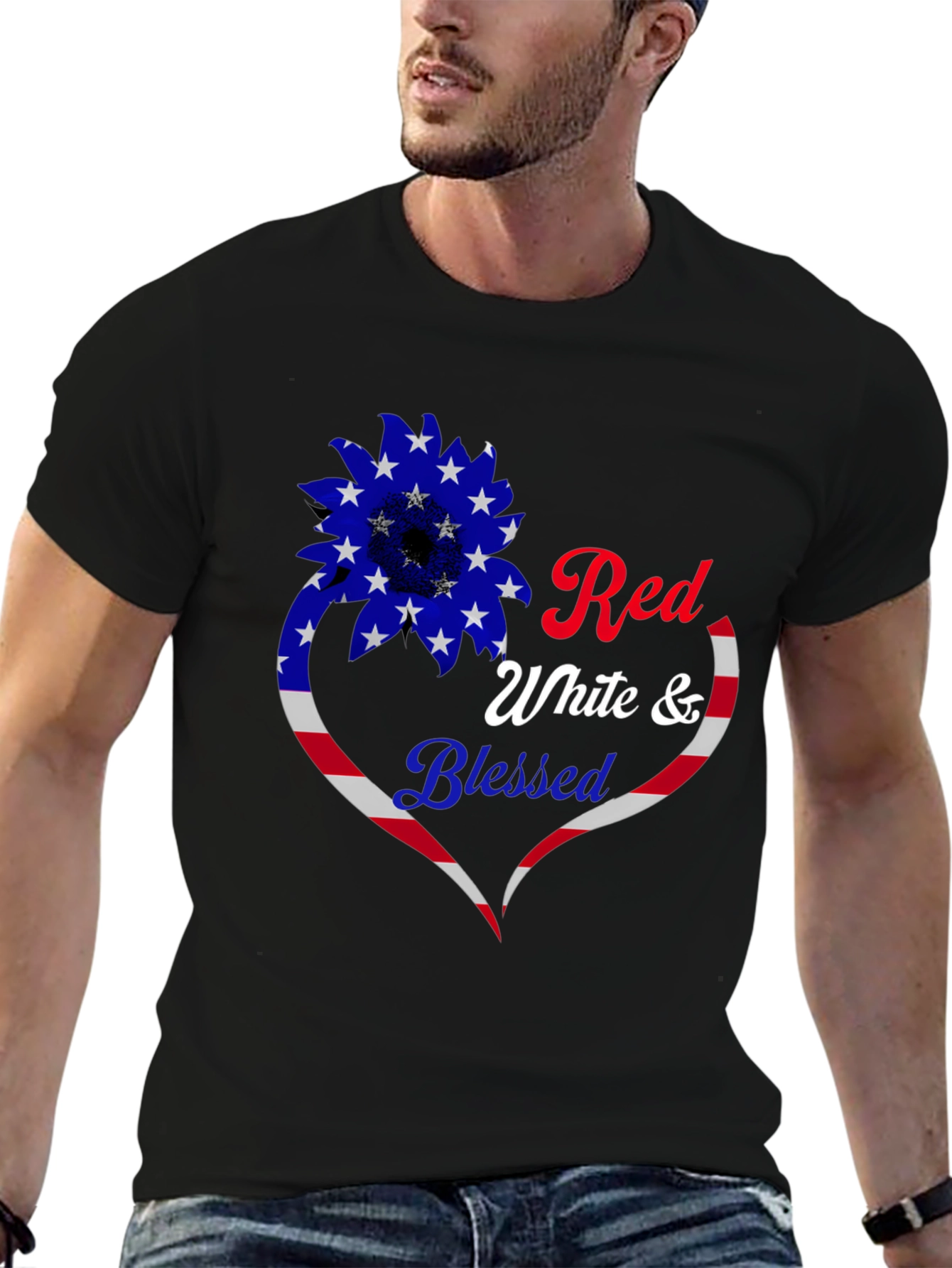 Red White & Blessed Patriotic T-Shirt