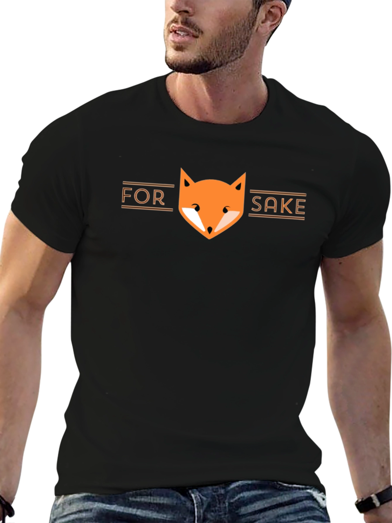 For Fox Sake T-Shirt - Fun Graphic Tee