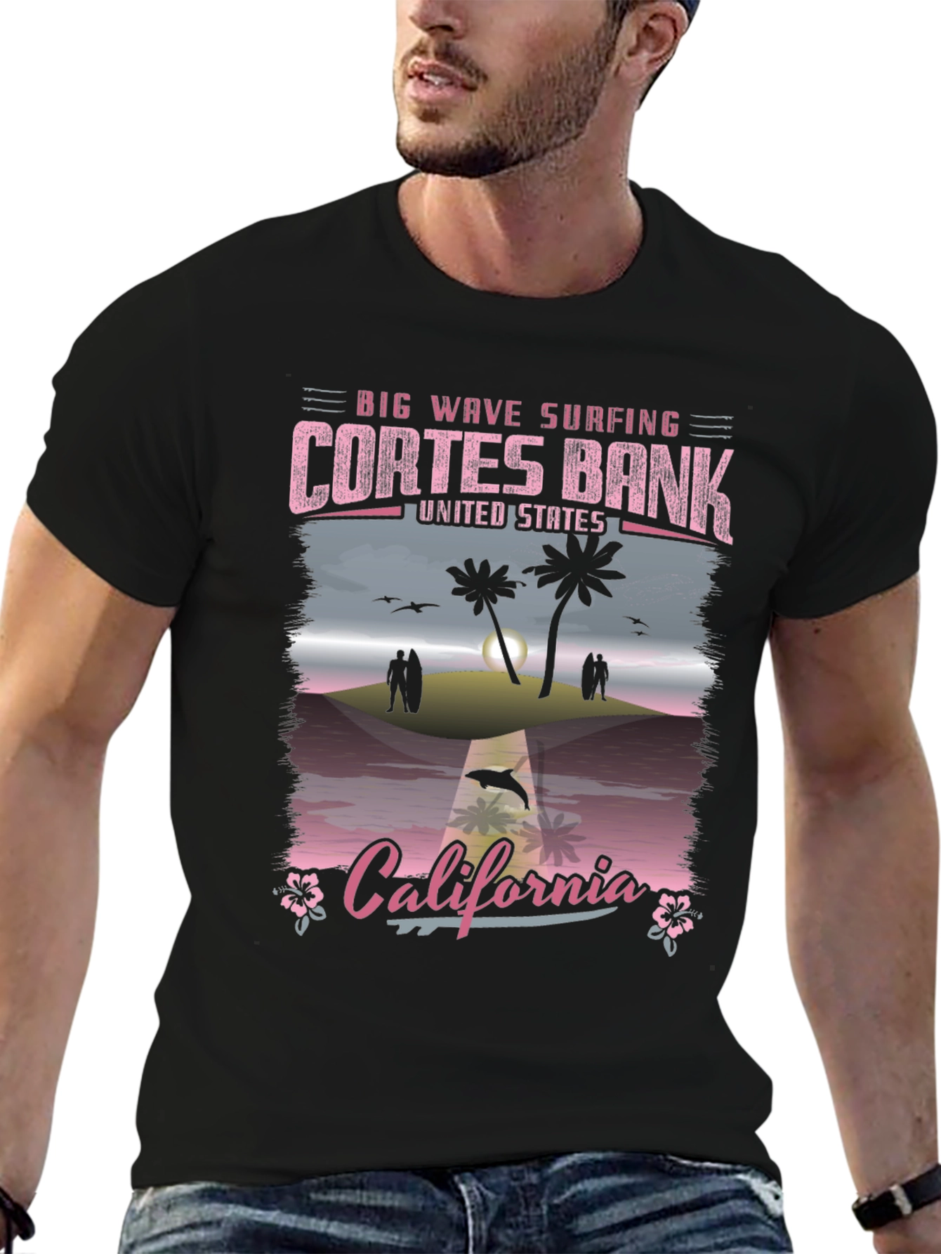 Cortes Bank California Surfing Tee