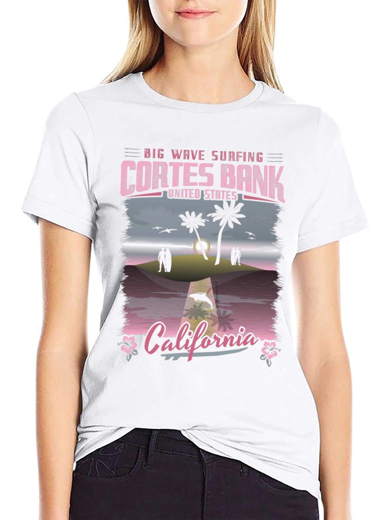 Cortes Bank California Surfing Tee