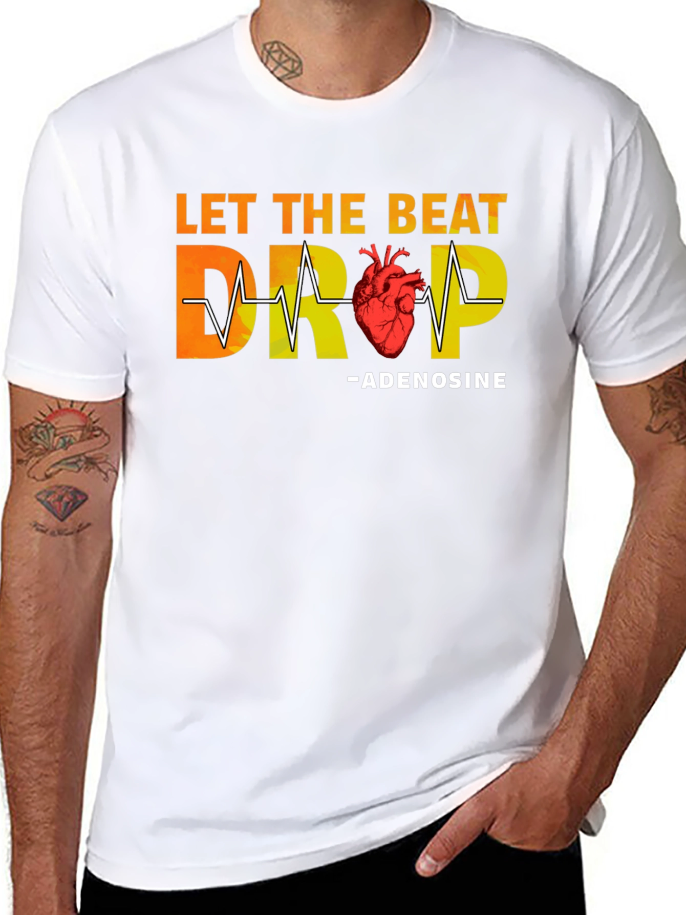 Let The Beat Drop Adenosine T-Shirt