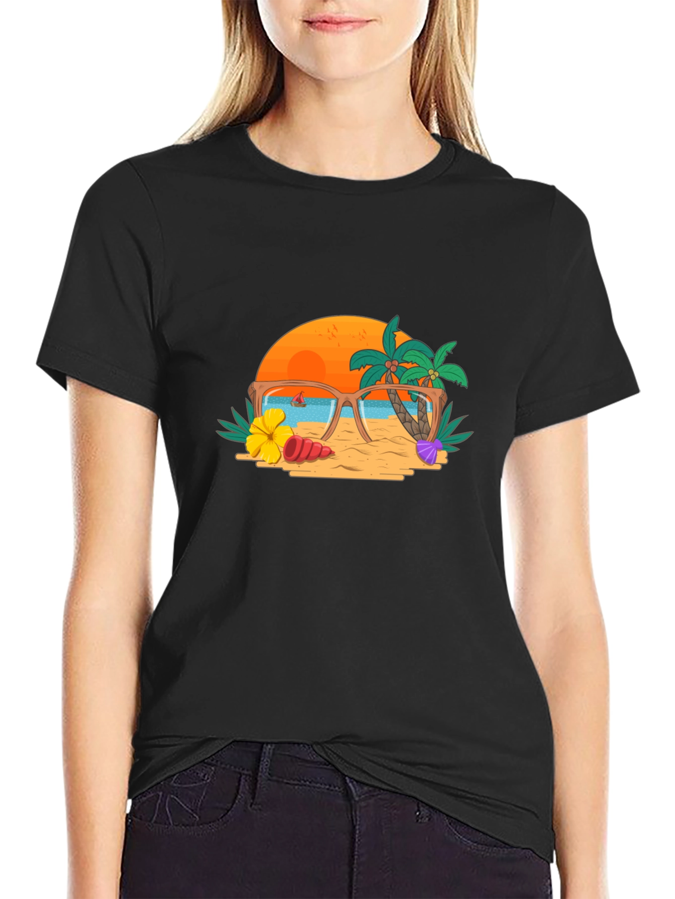 Summer Beach Graphic Tee