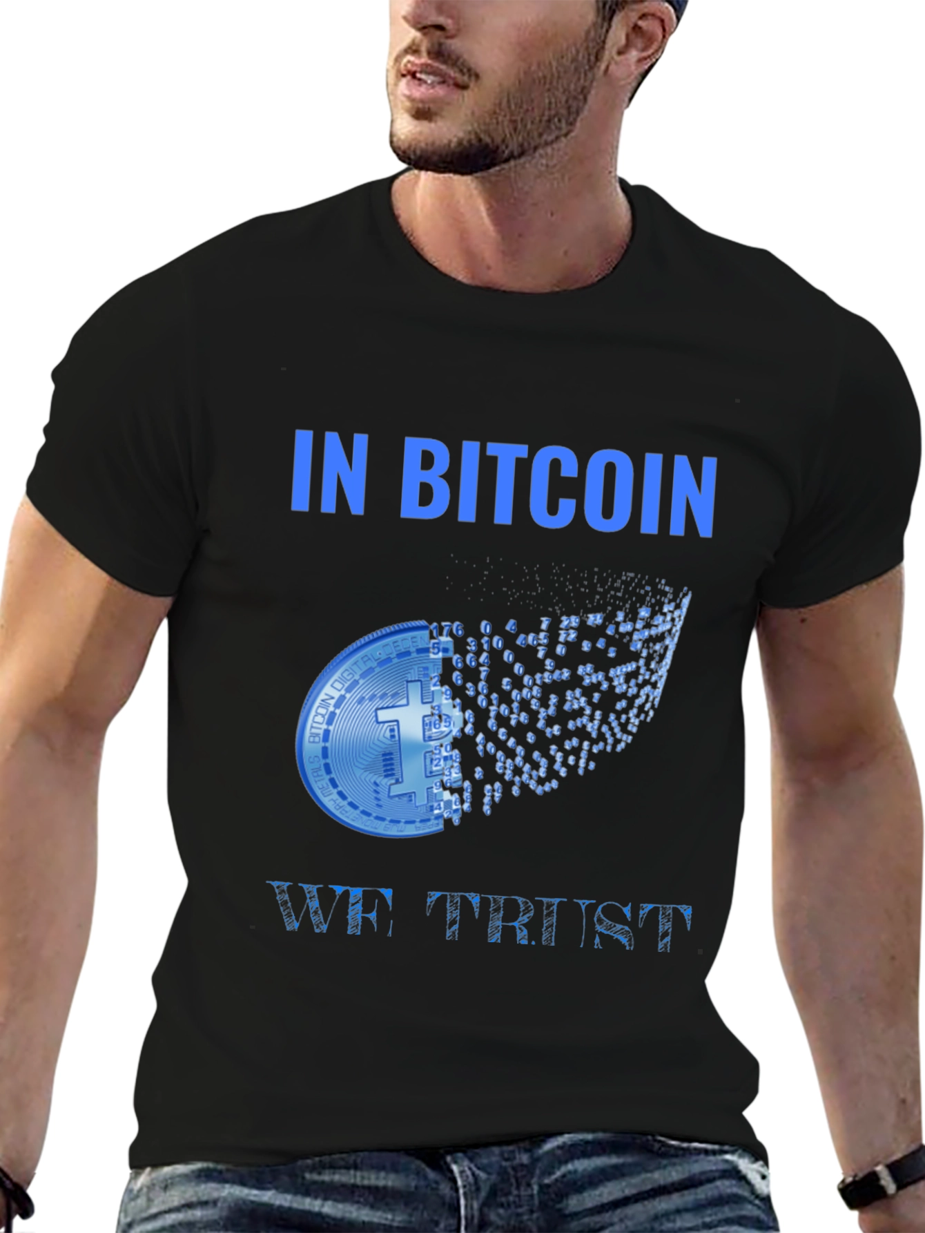 In Bitcoin We Trust Black T-Shirt