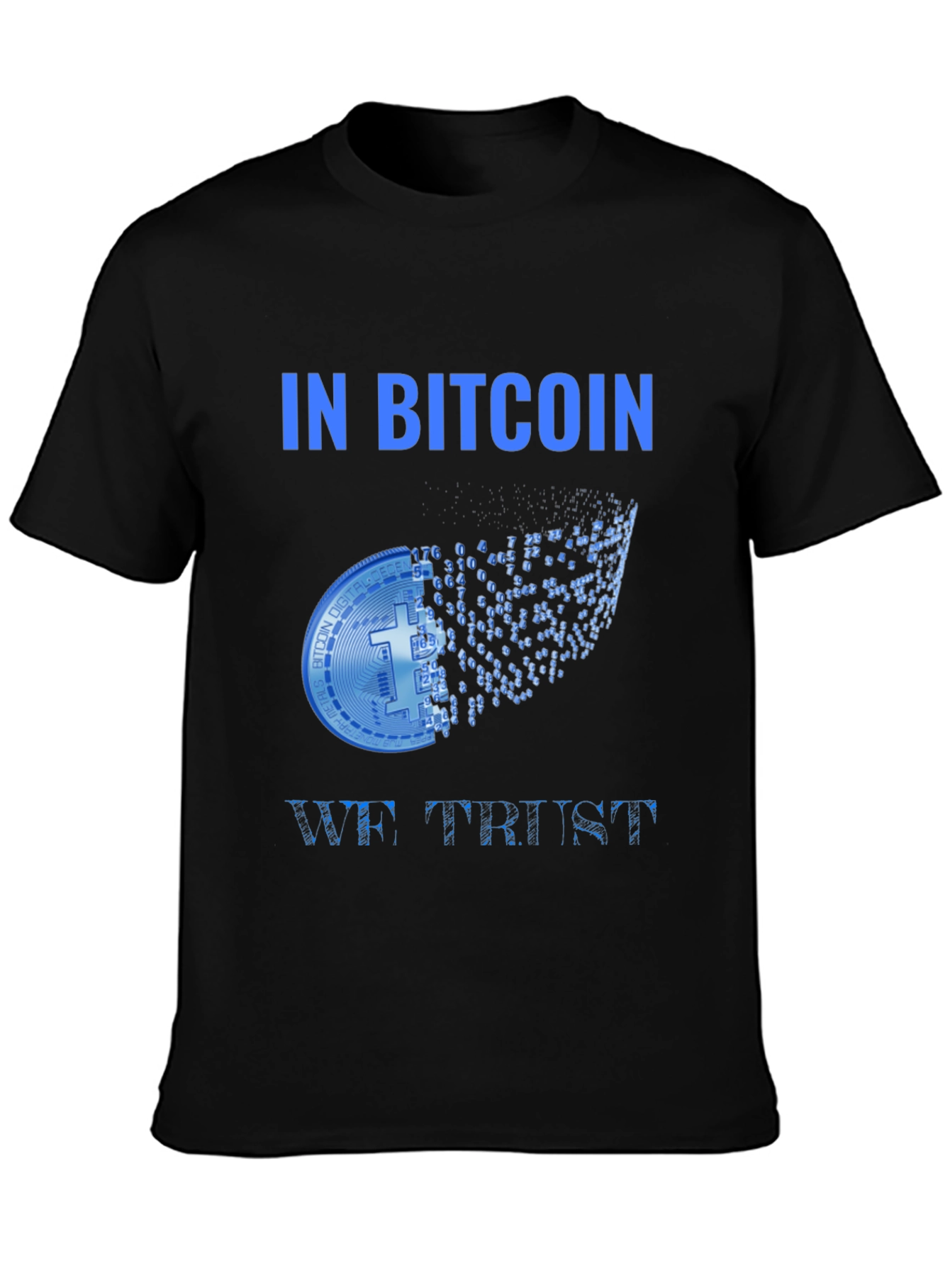 In Bitcoin We Trust Black T-Shirt