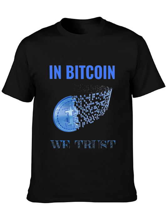 In Bitcoin We Trust Black T-Shirt