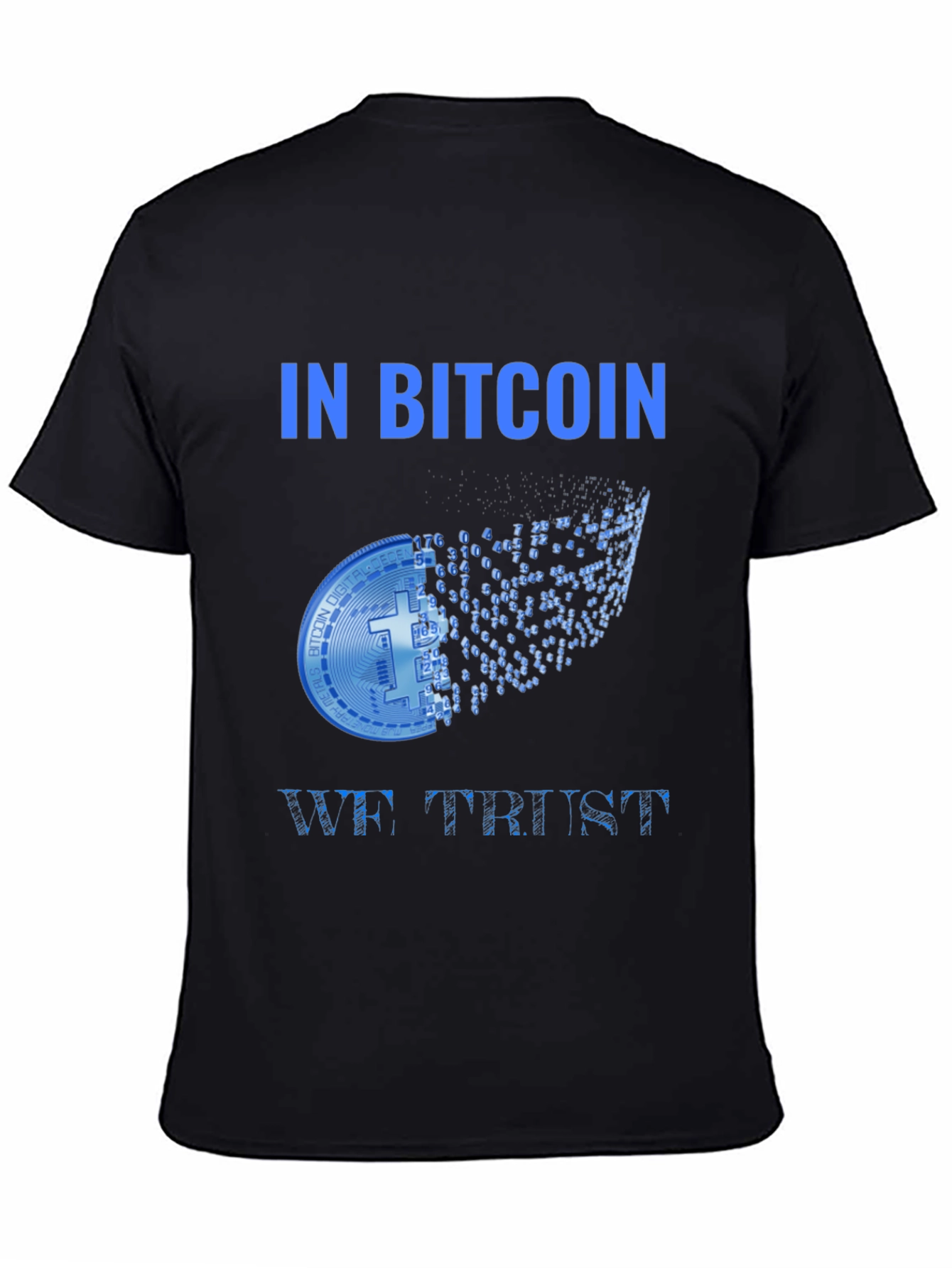 In Bitcoin We Trust Black T-Shirt
