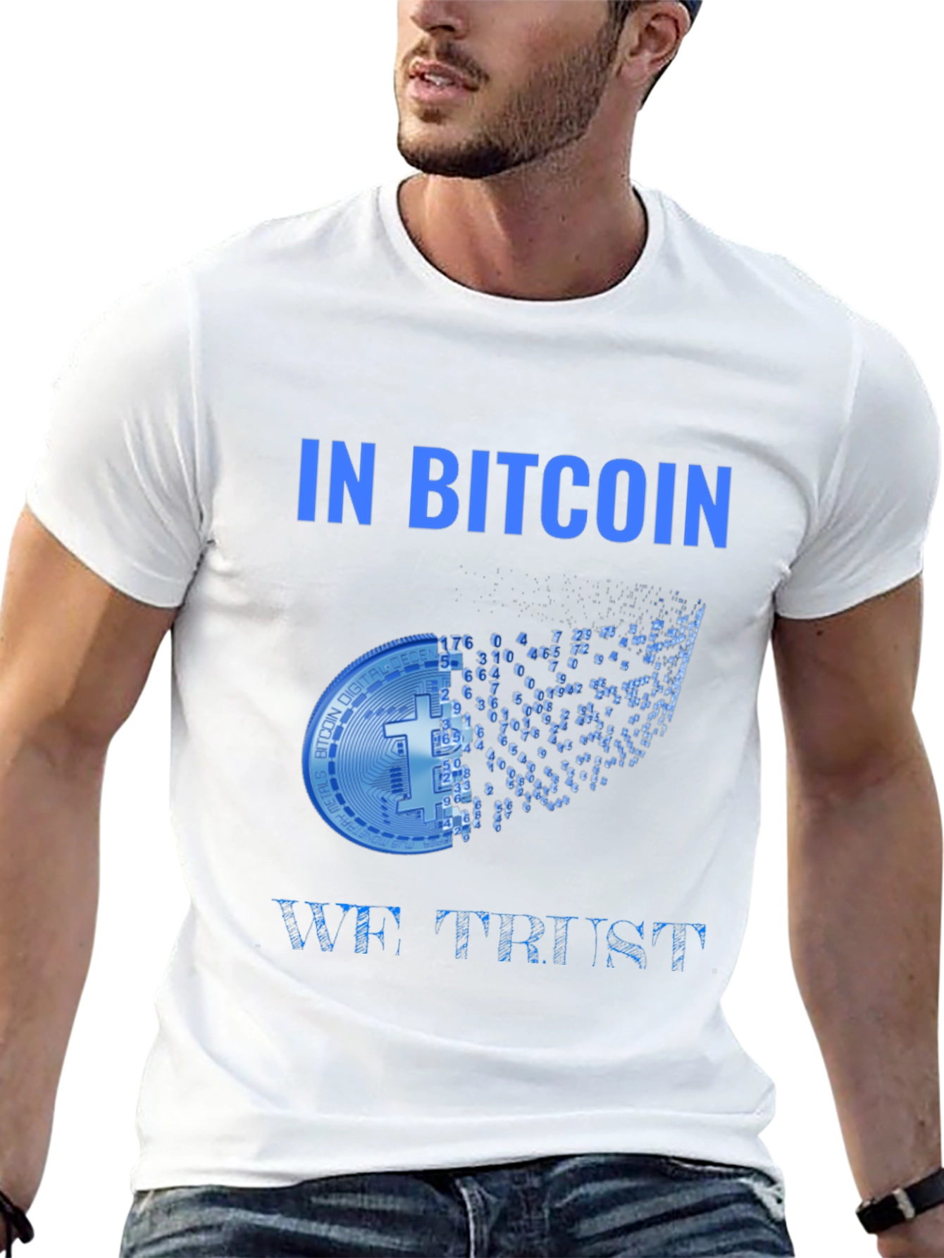 In Bitcoin We Trust Black T-Shirt