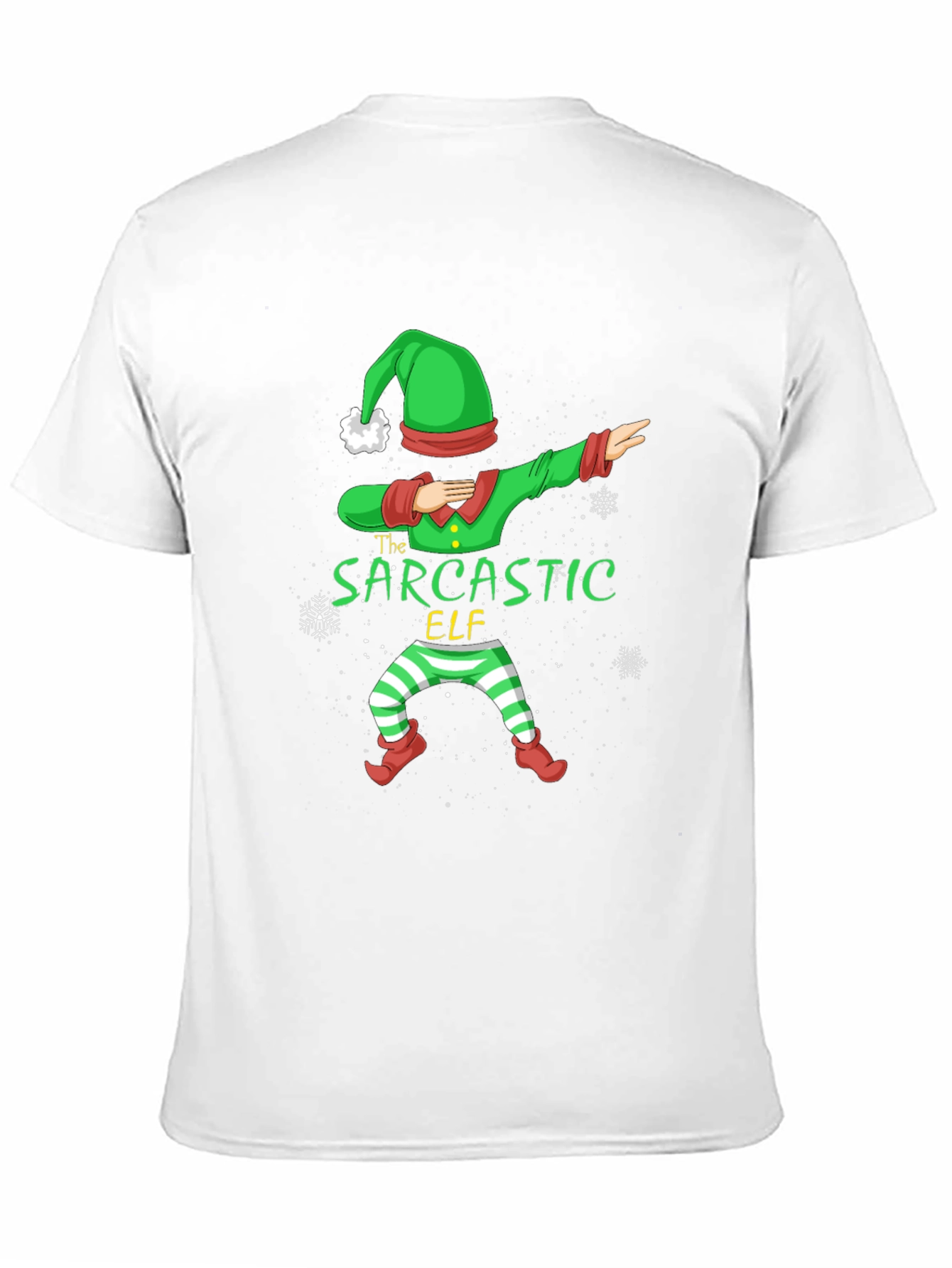 Sarcastic Elf Dabbing Christmas T-Shirt
