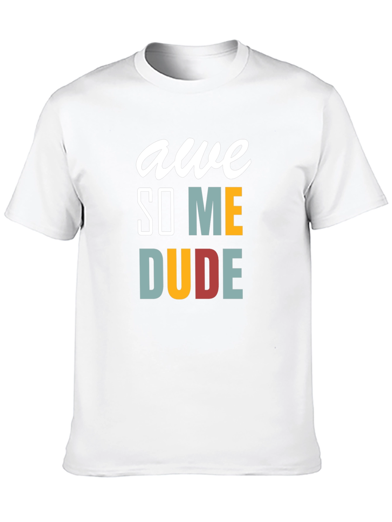 Awesome Dude Graphic Tee - Mens Black T-Shirt
