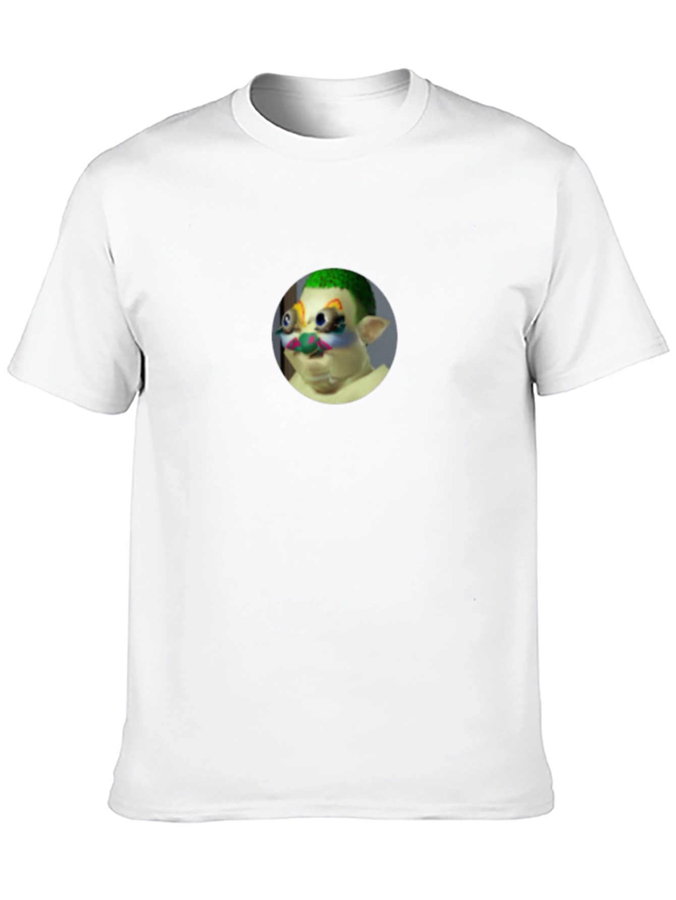 Clown Face Graphic Black T-Shirt - Unique Design