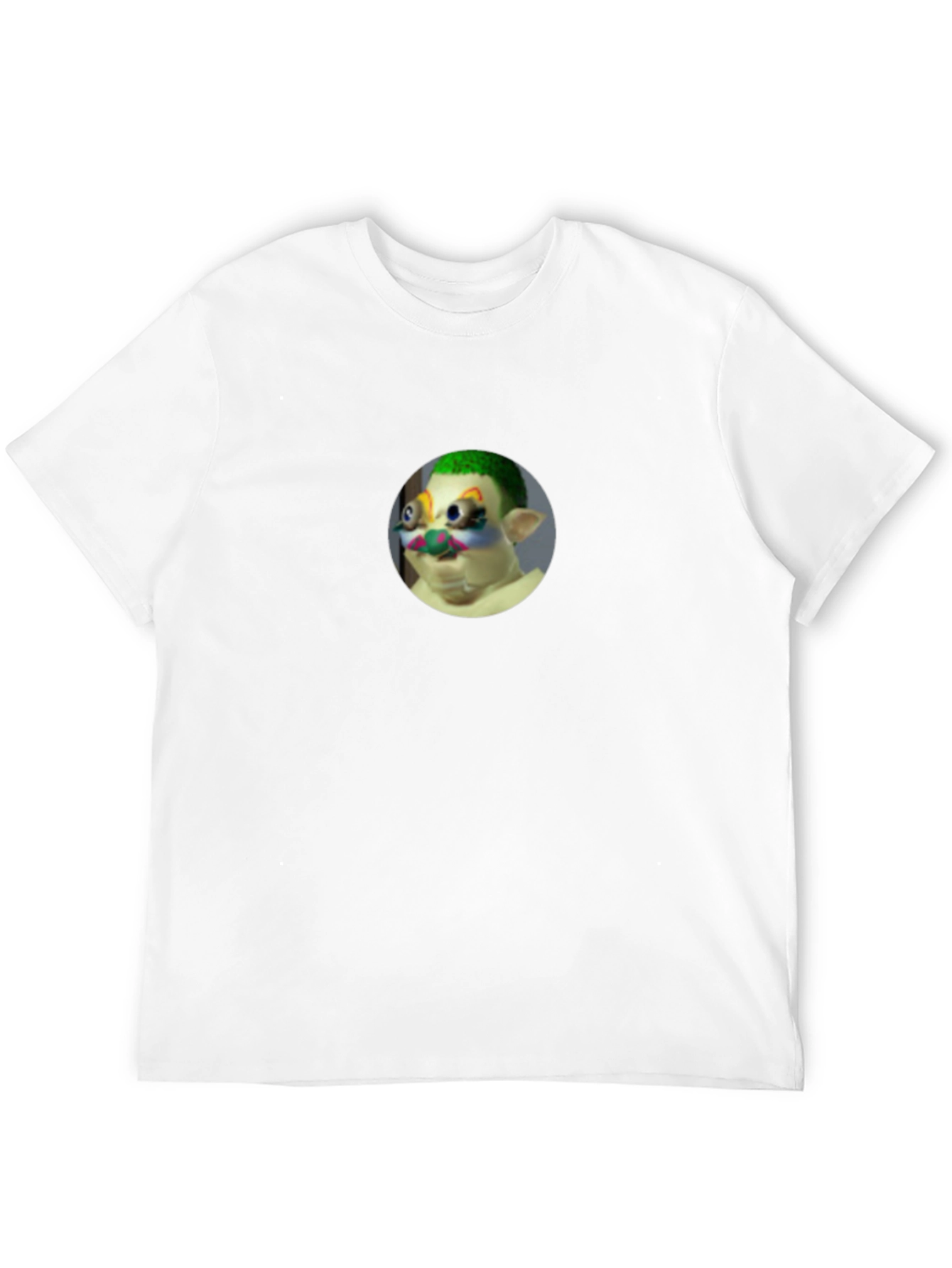 Clown Face Graphic Black T-Shirt - Unique Design