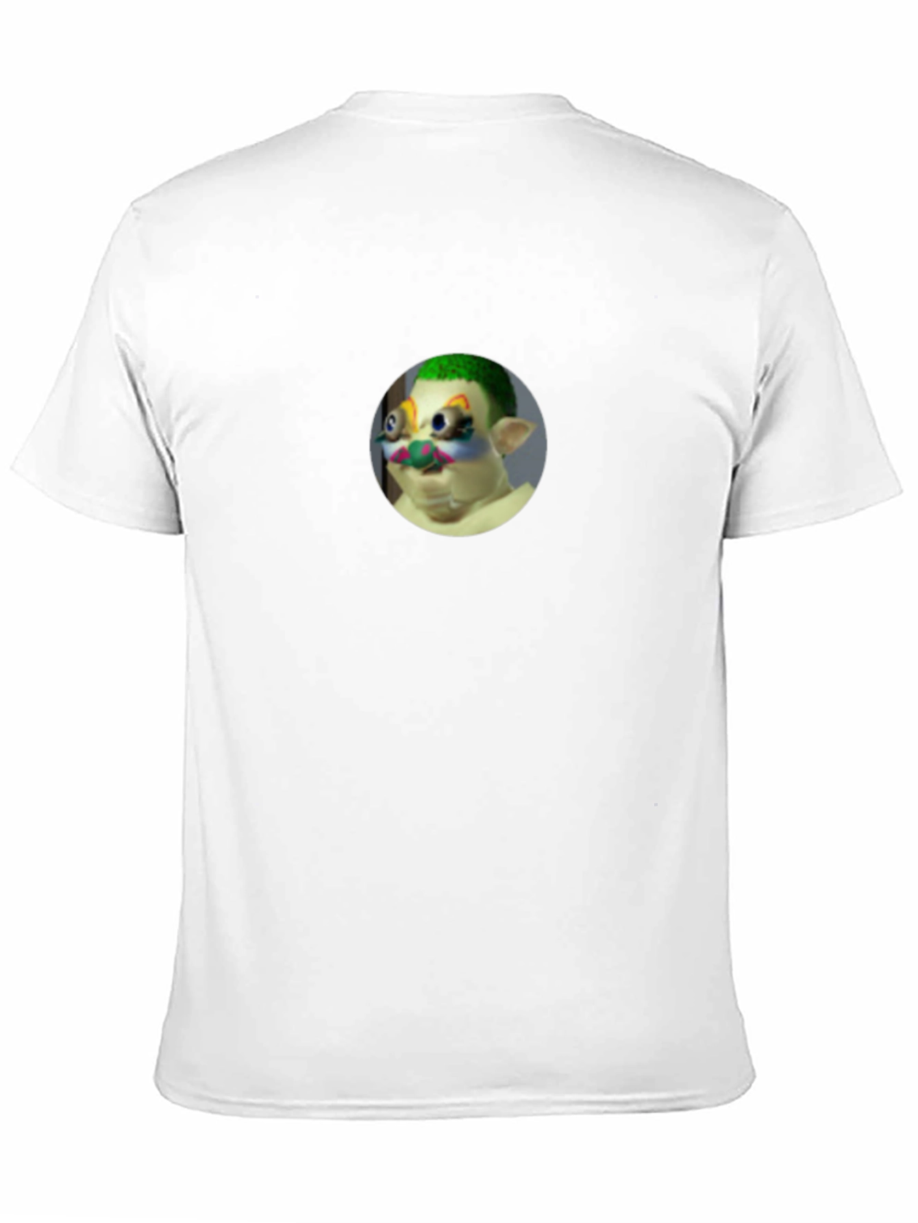 Clown Face Graphic Black T-Shirt - Unique Design